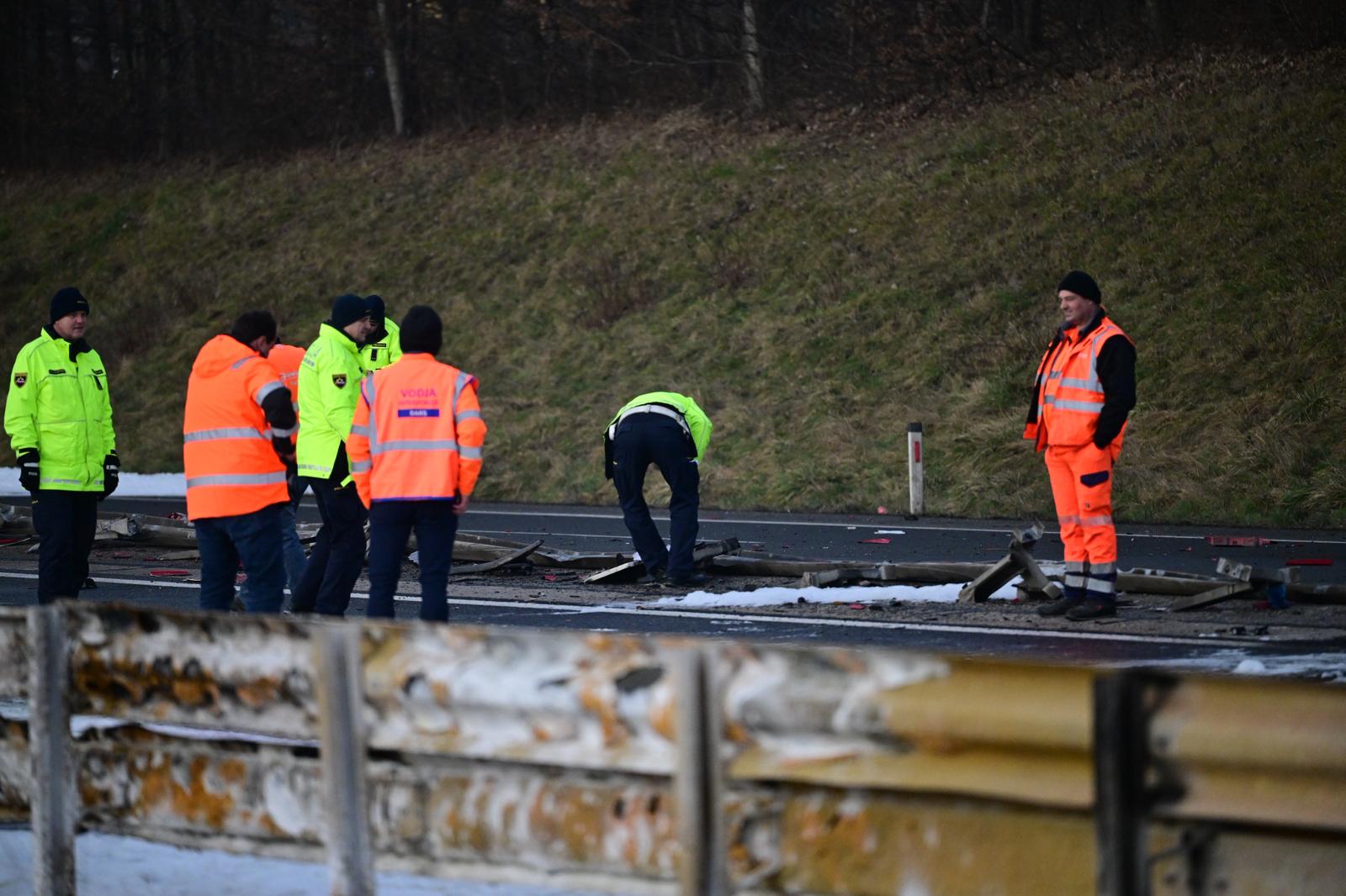 Prometna nesreča na štajerski avtocesti pri Slovenski Bistrici