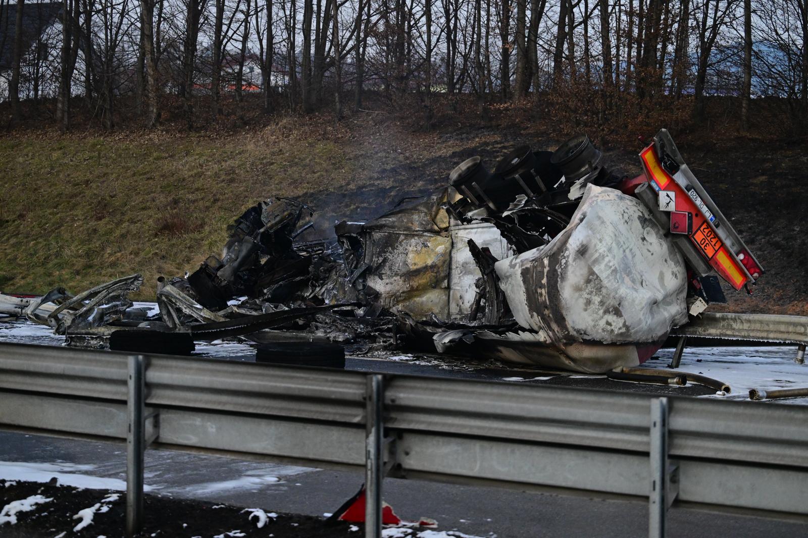 Prometna nesreča na štajerski avtocesti pri Slovenski Bistrici