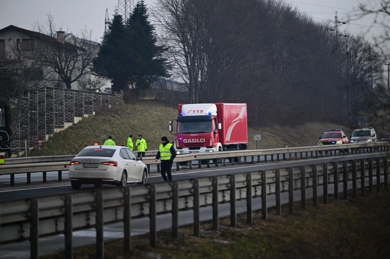Prometna nesreča na štajerski avtocesti pri Slovenski Bistrici