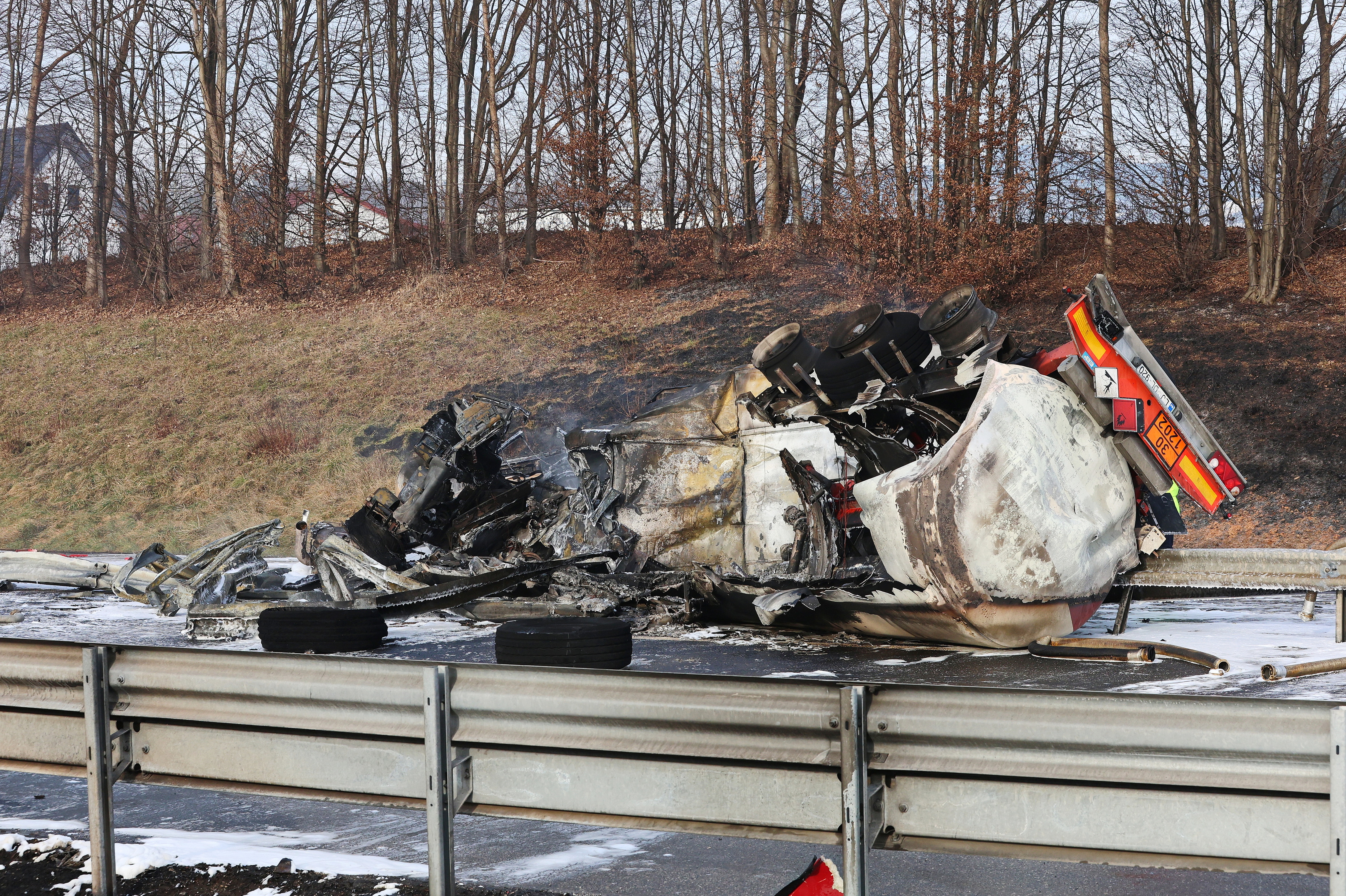 Prometna nesreča na štajerski avtocesti pri Slovenski Bistrici