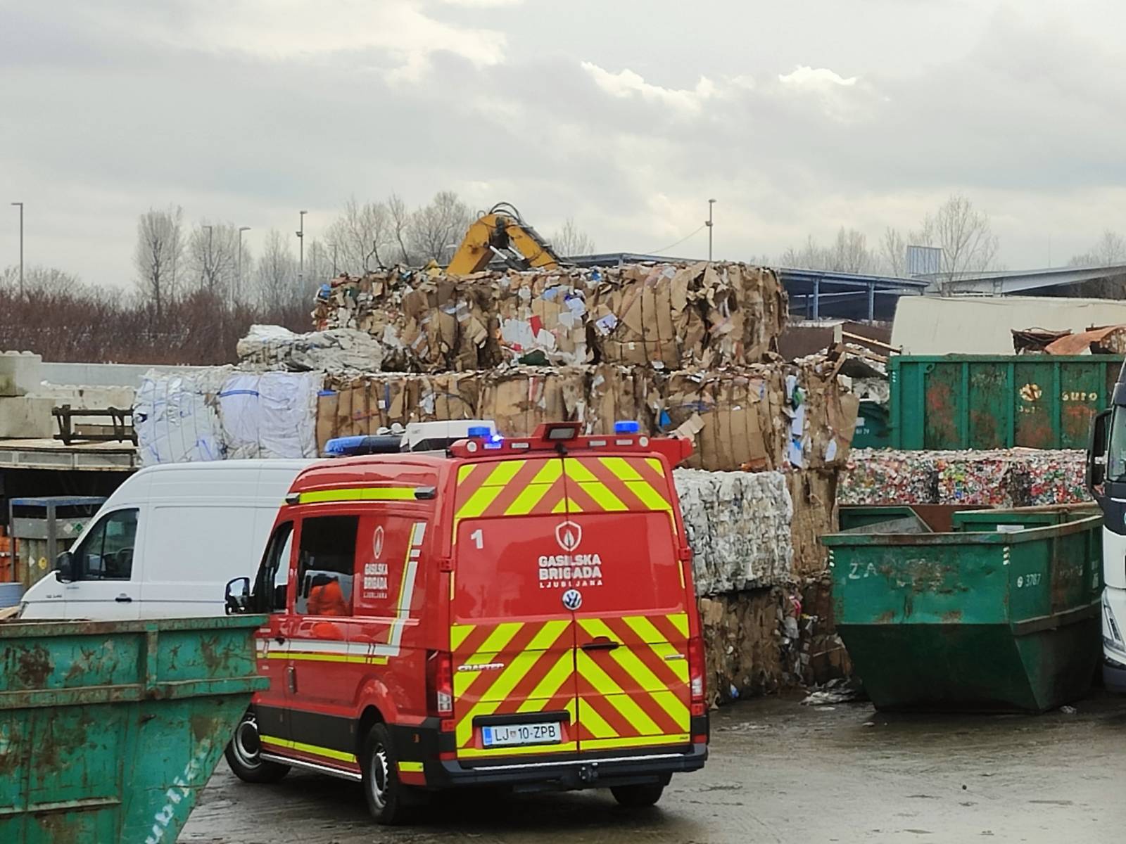 Gasilsko vozilo na Surovini