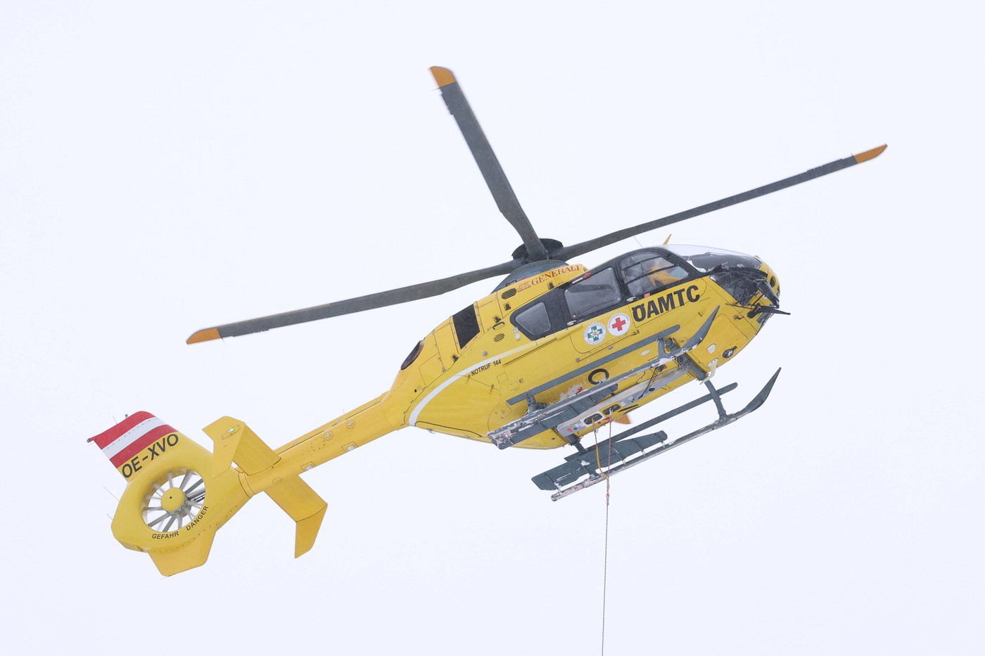 Gorsko reševanje s helikopterjem v Avstriji