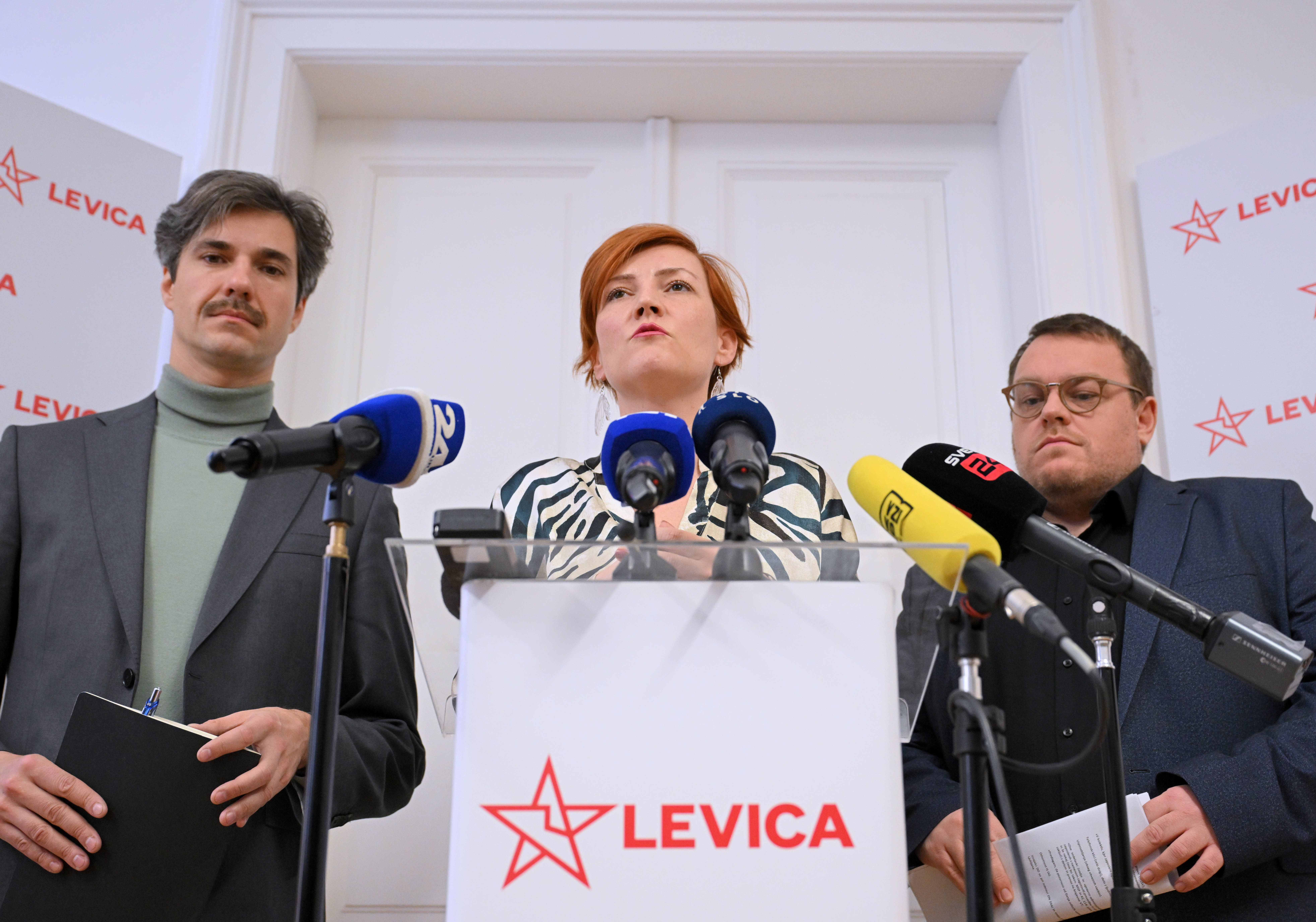 Luka Mesec, Asta Vrečko, Simon Maljevac