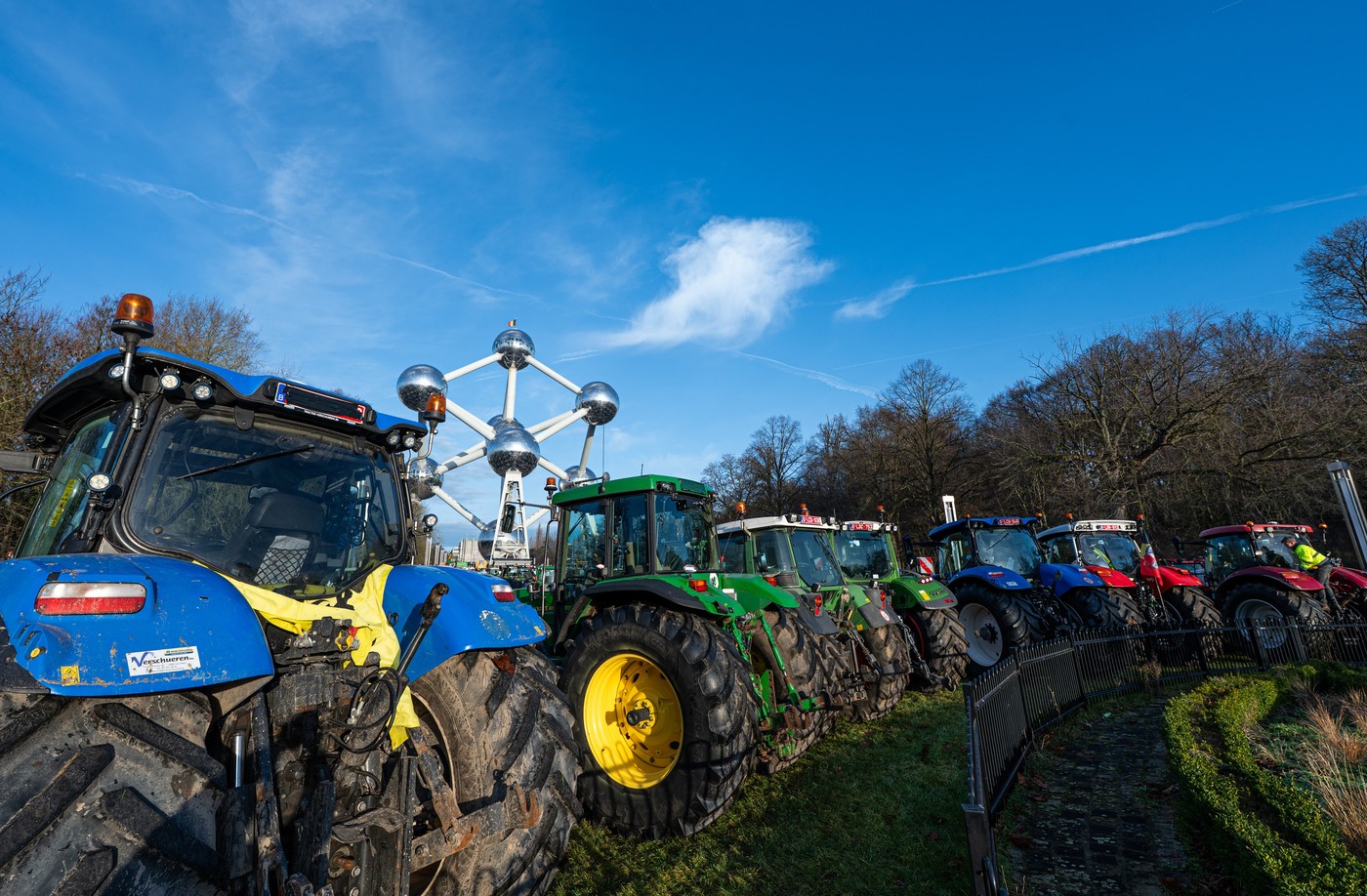 Protest kmetov proti dogovoru z Mercosurjem