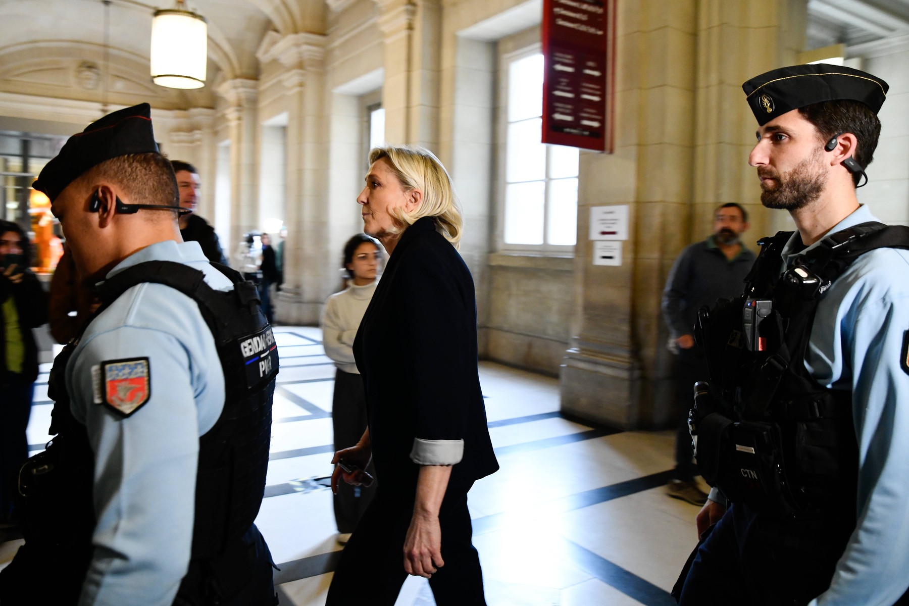 Marine Le Pen na sodišču