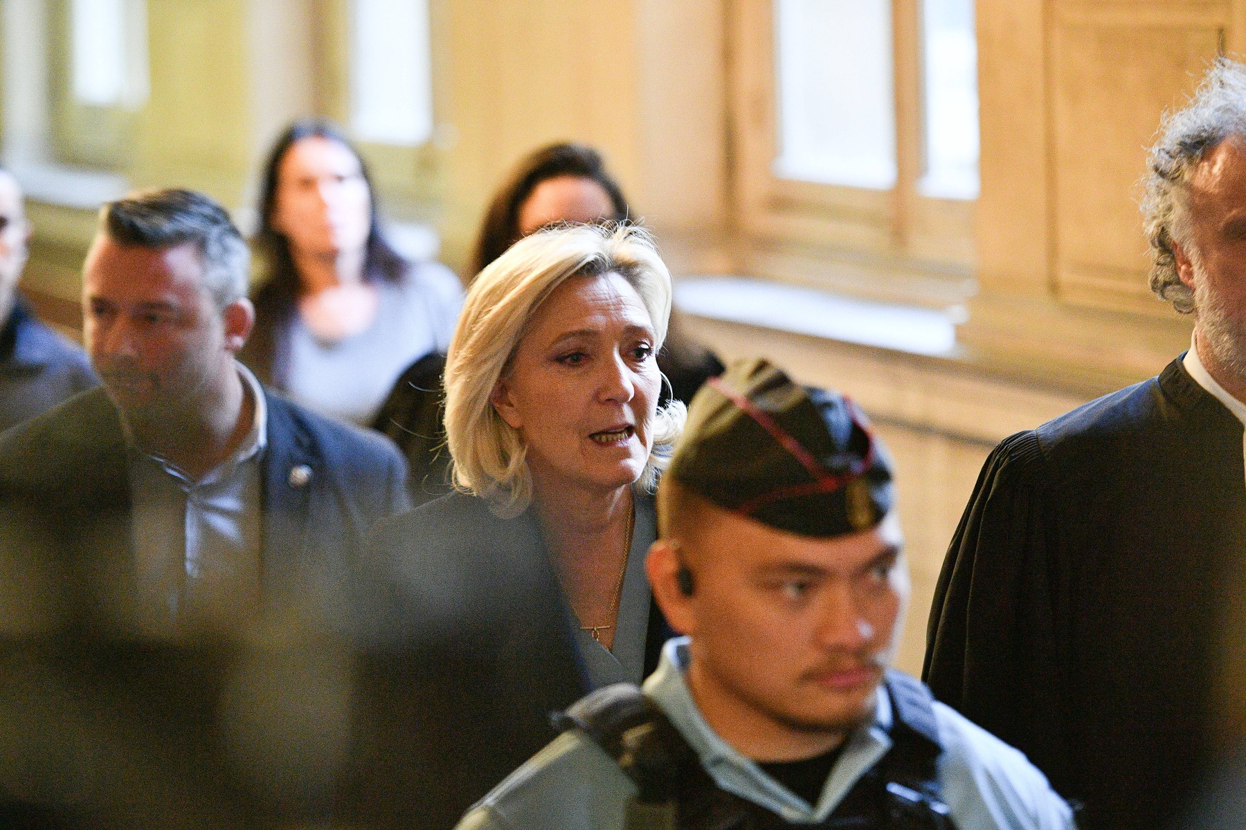 Marine Le Pen na sodišču