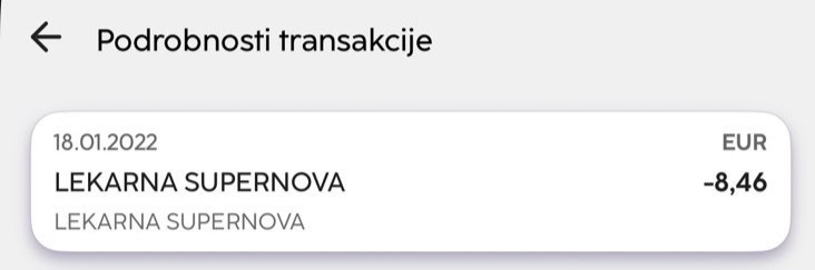 Cena pršila za nos, 2022