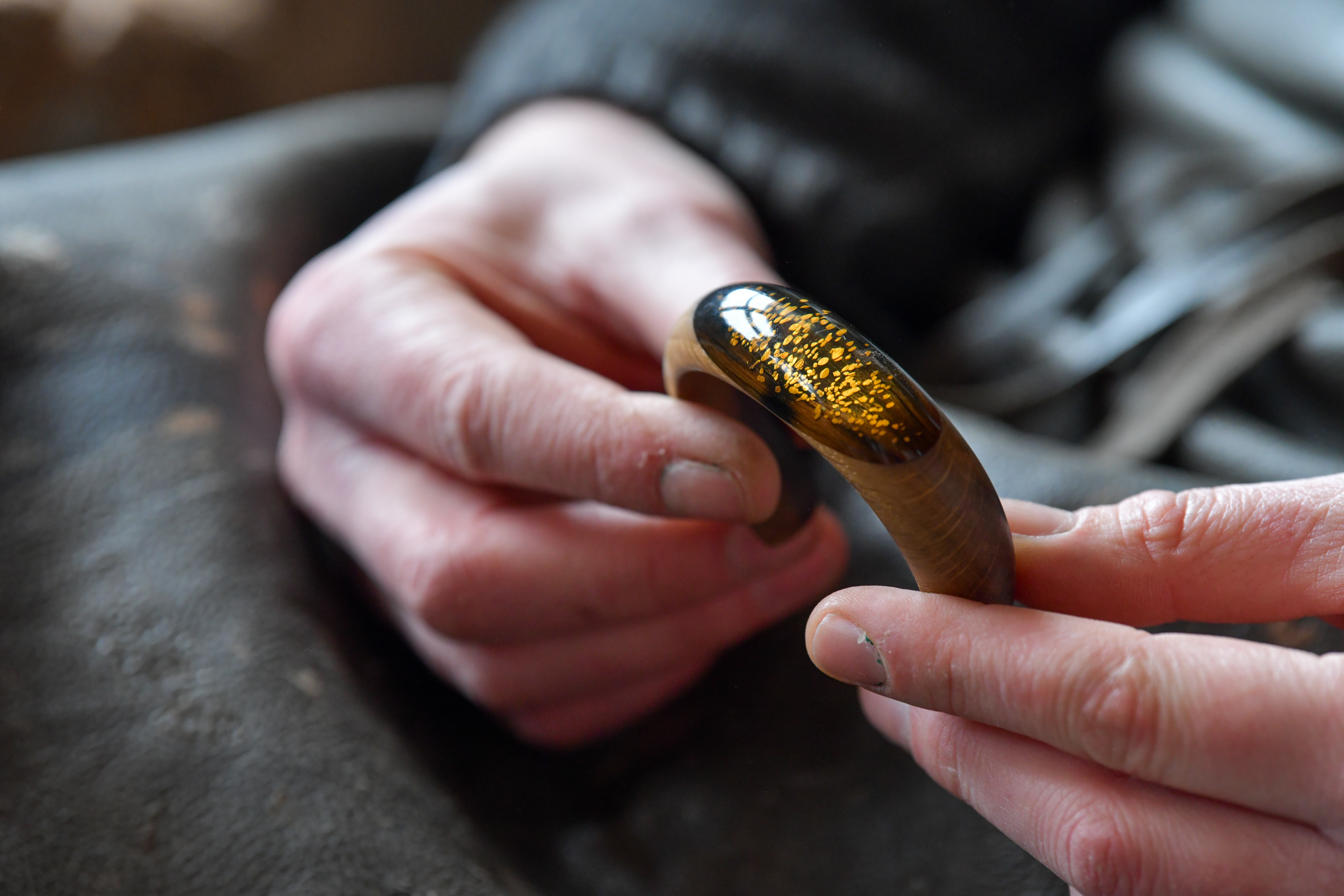 Srečko Molk, les, nakit, Ptuj