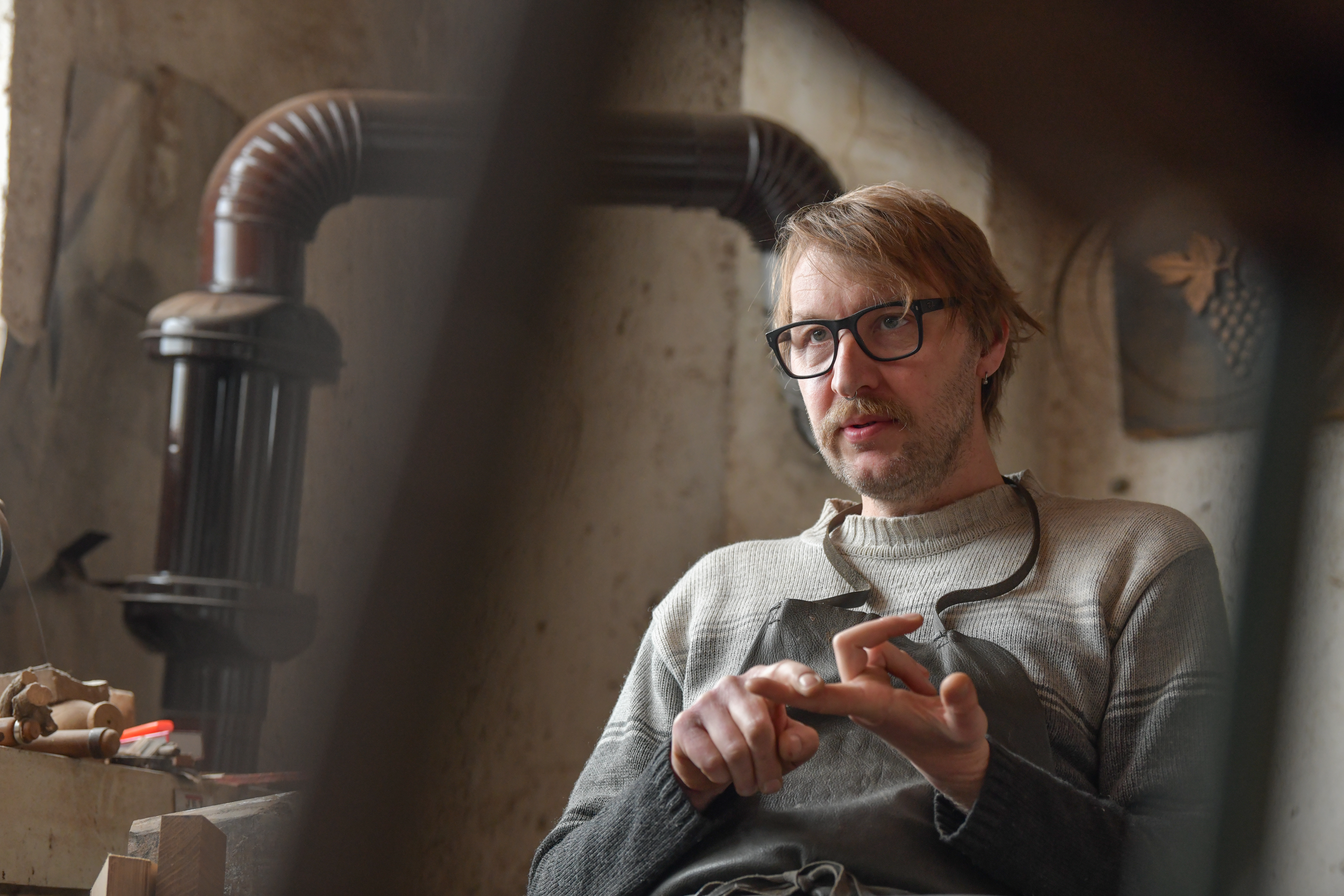 Srečko Molk, les, nakit, Ptuj, zlato