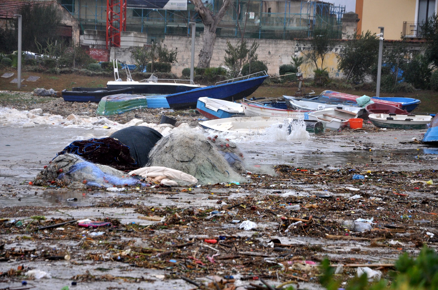 Posledice ciklona Harry v Palermu