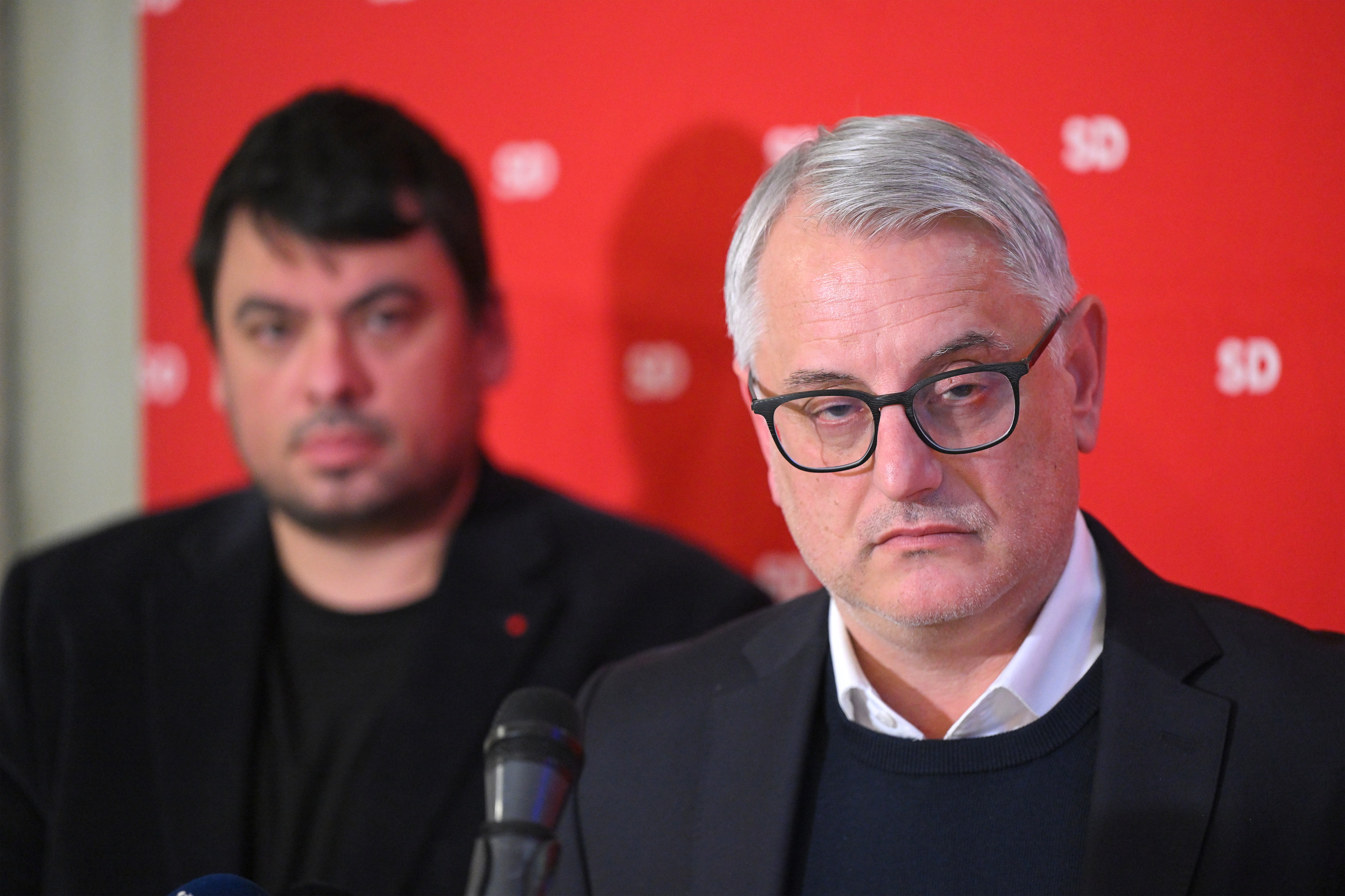 Slovenija, Ljubljana, 22.01.2026, 22. januar 2026Programska konferenca stranke SD,politika, portret, Socialni demokrati,Jernej Štromajer, Matjaž HanFoto:Žiga Živulović Jr./F.A.Bobo