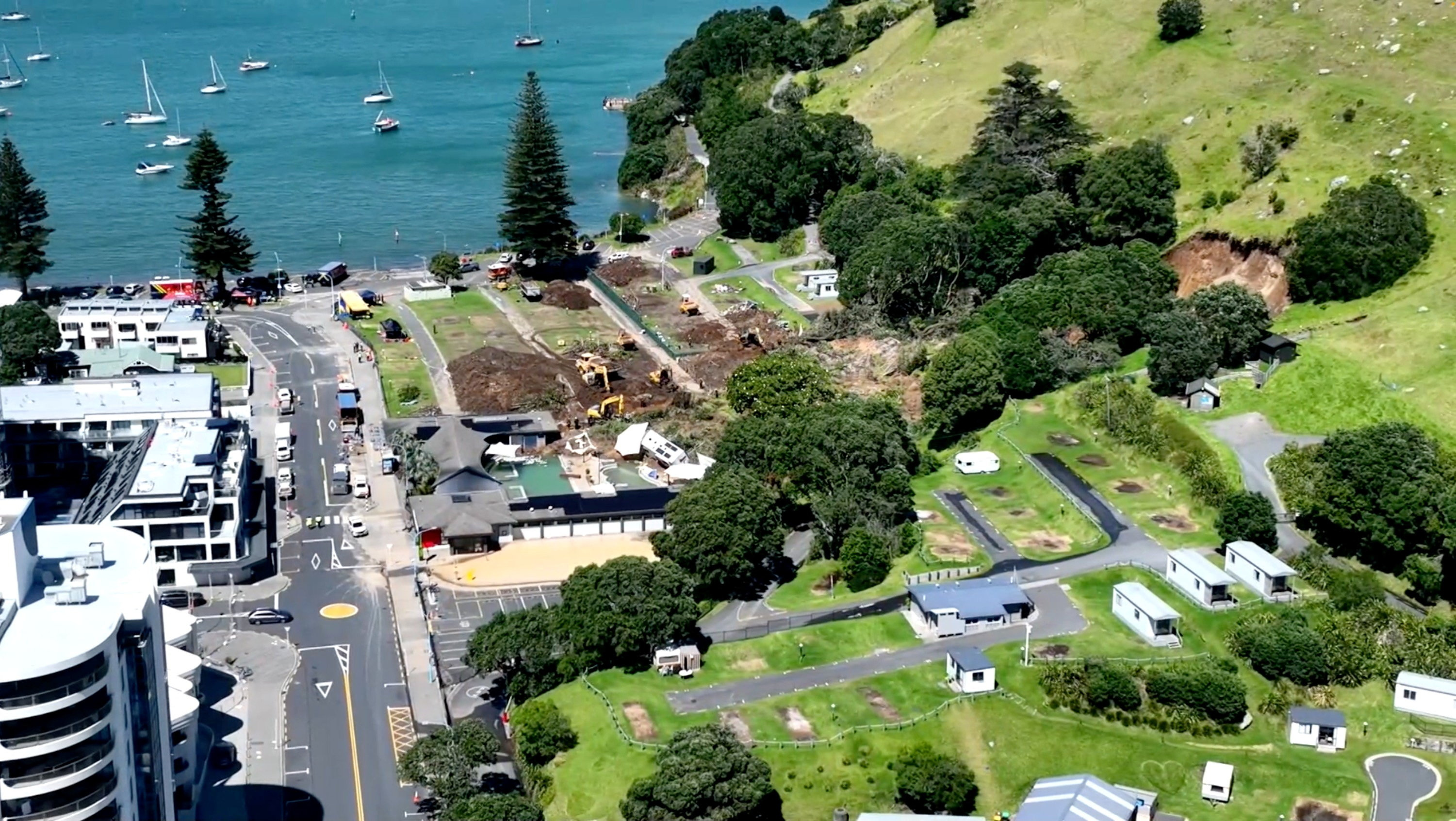 Na Novi Zelandiji se je v sredo sprožil zemeljski plaz