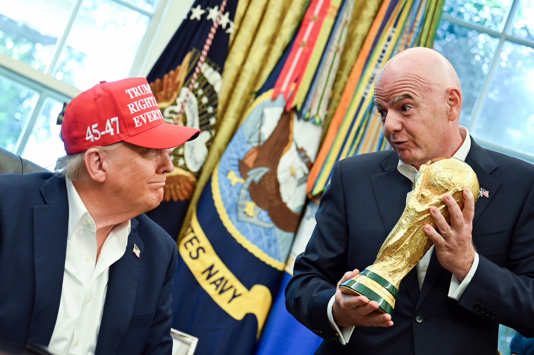 Donald Trump, Gianni Infantino, Svetovno prvenstvo v nogometu 2026