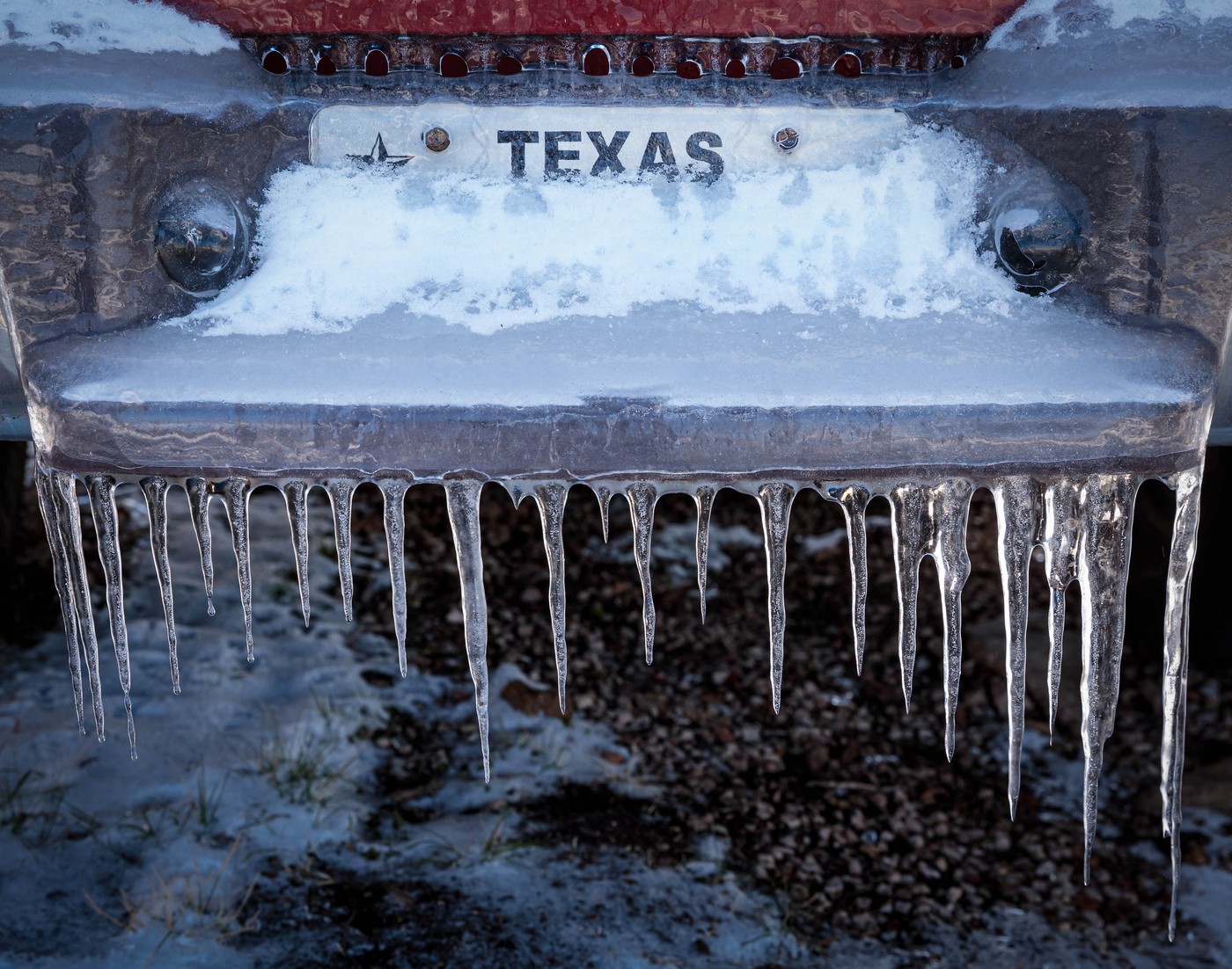 Ledeno neurje v Teksasu leta 2021