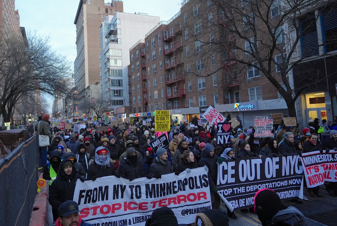 Protesti v New Yorku