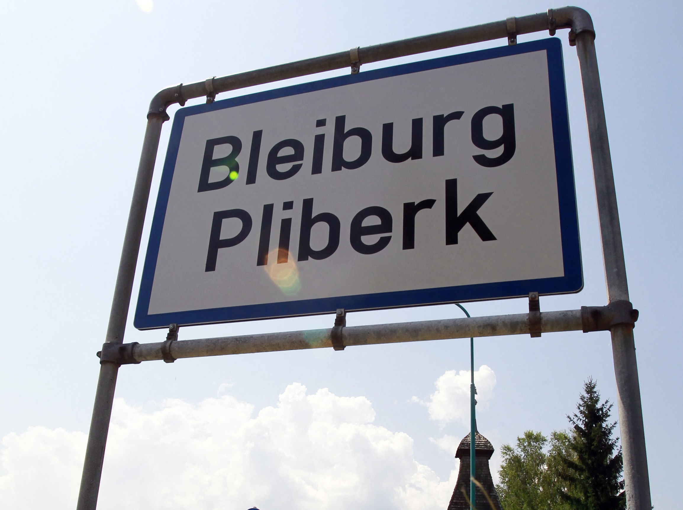 krajevna tabla za Pliberk