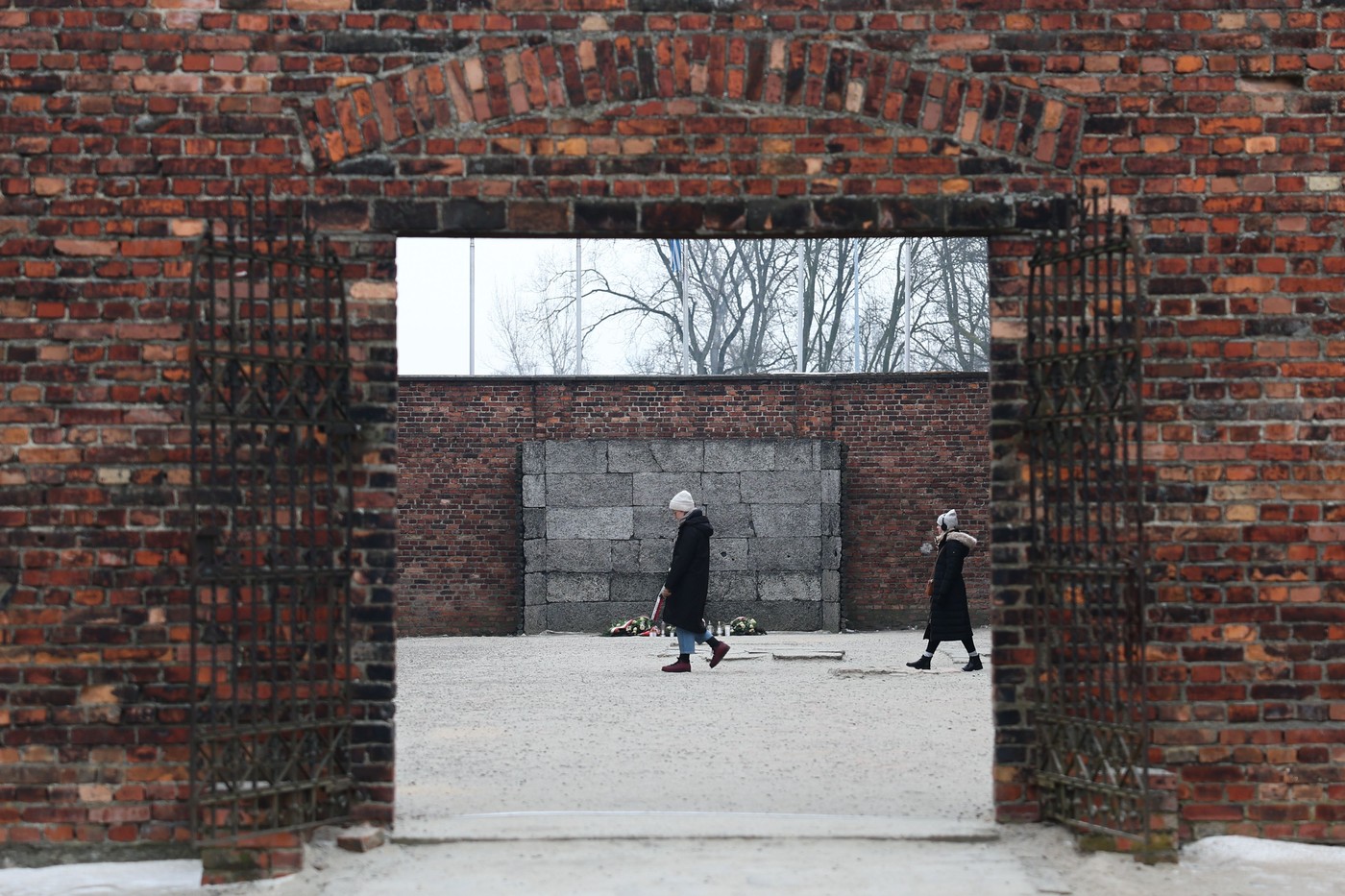 Prizor iz taborišča Auschwitz-Birkenau