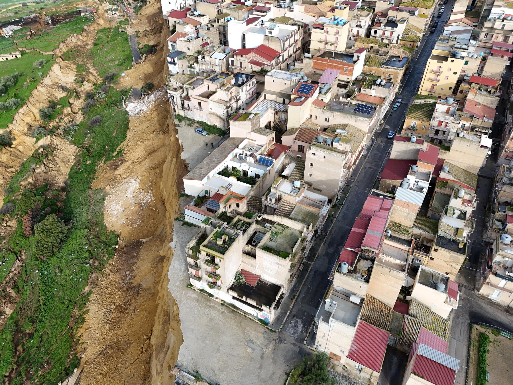 Plaz v mestu Niscemi na Siciliji