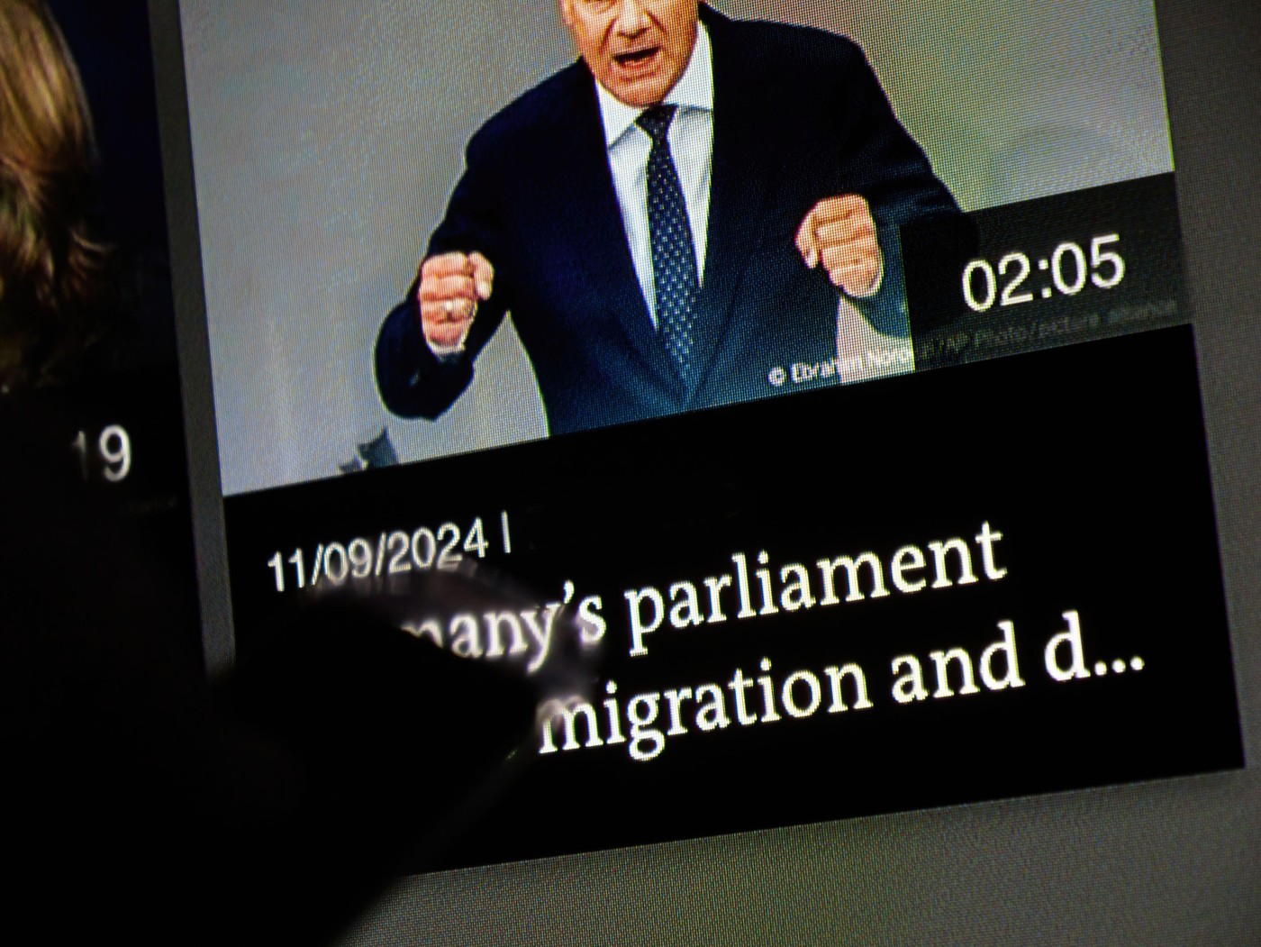 razprava v nemškem parlamentu v zvezi z migracijami