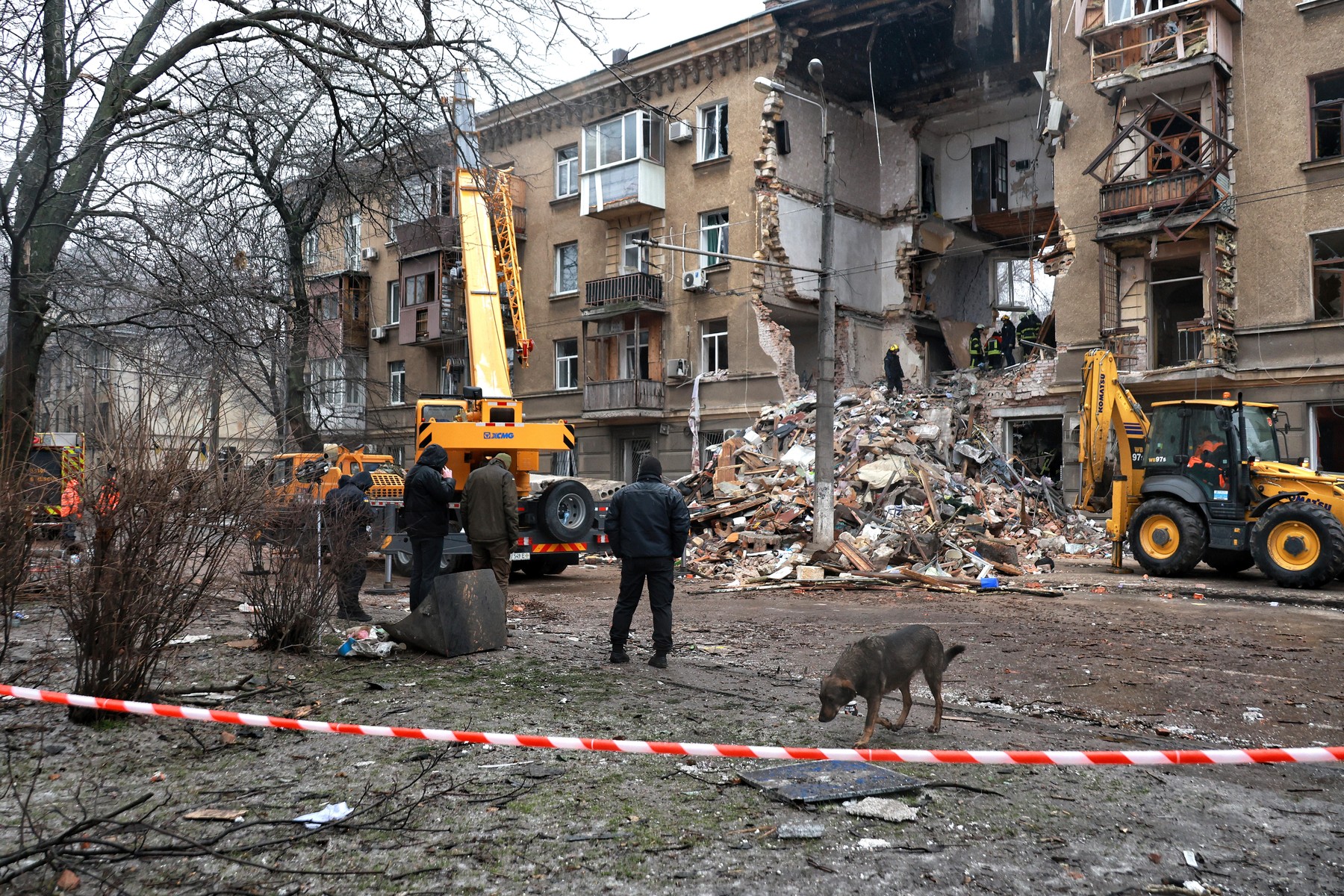 Ruski napad v ukrajinskem mestu Odesa