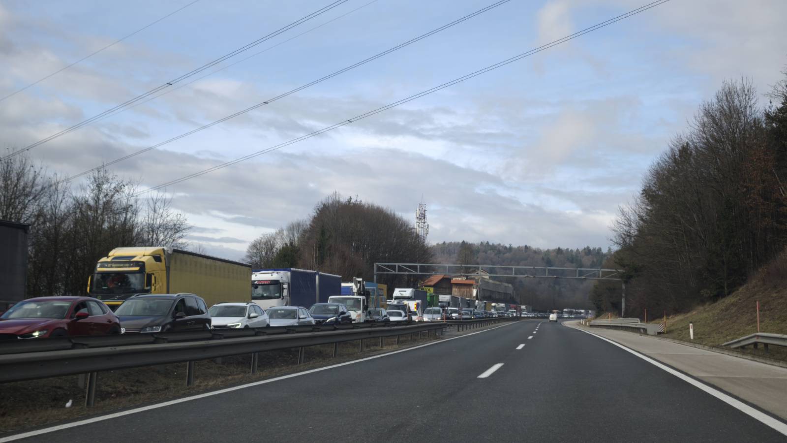 Gneča na dolenjski avtocesti