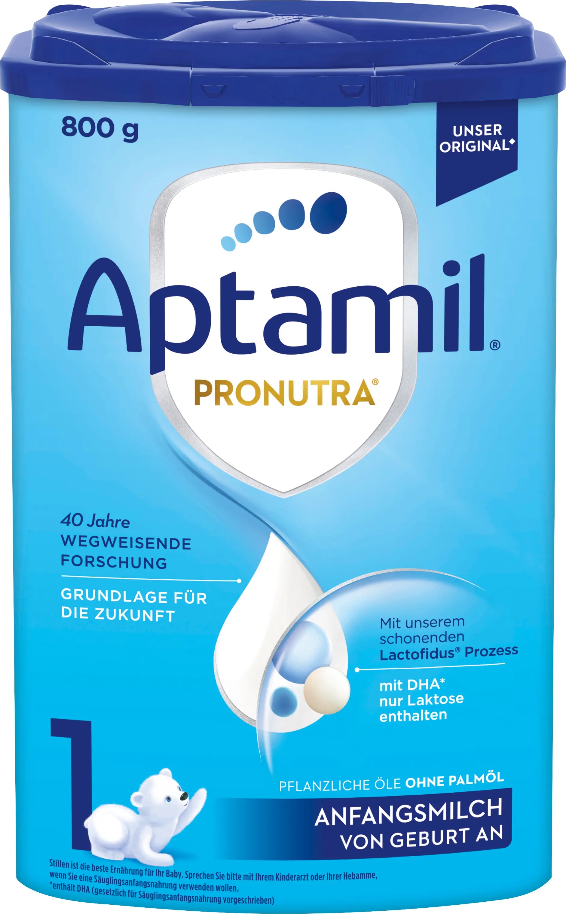 Odpoklic začetnega mleka v prahu Aptamil Pronutra 1 (800 g)