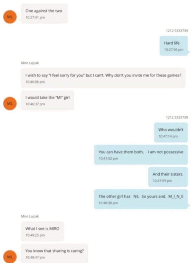 Pogovor med Epsteinom in Lajčakom