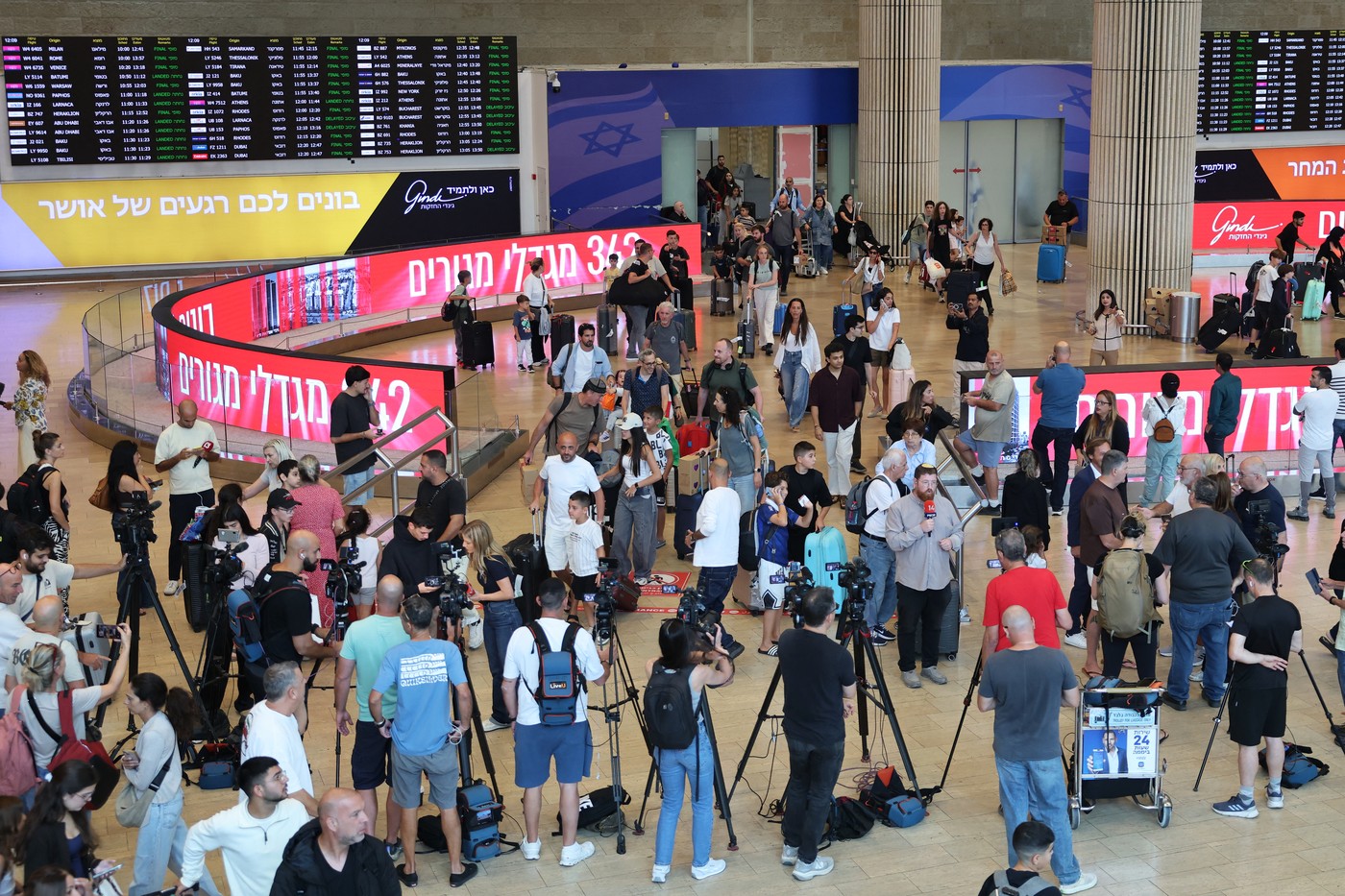 Potniki letala Flydubai prispeli v Tel Aviv