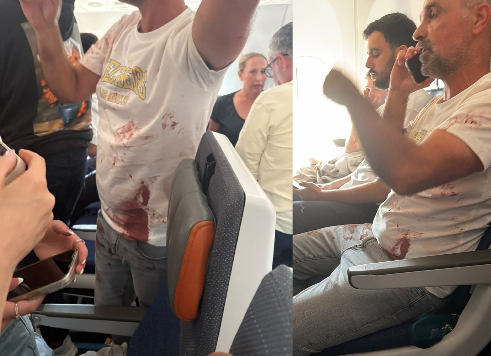 Potniki na letalu Flydubai