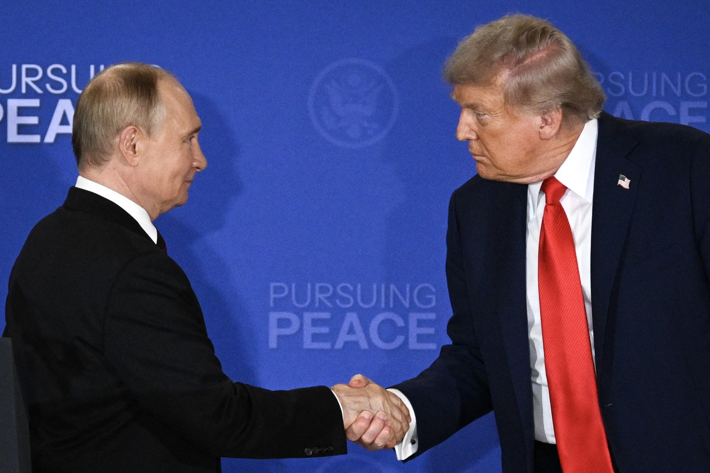 Donald Trump in Vladimir Putin