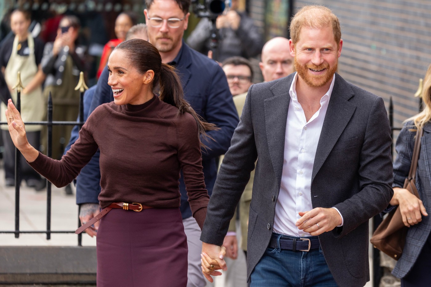 Meghan in Harry