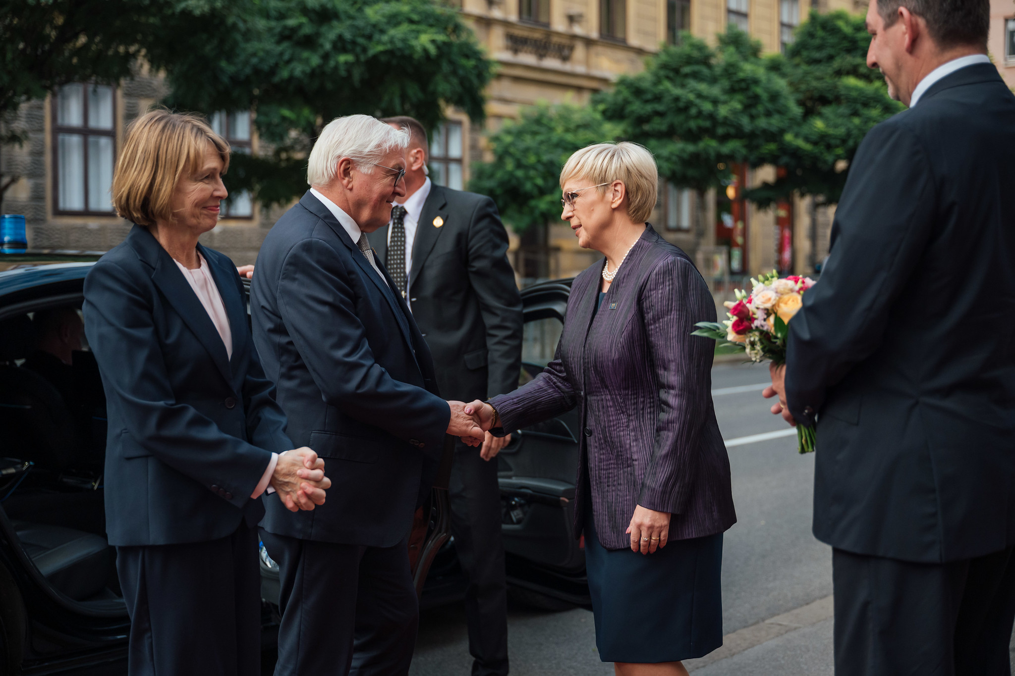 Nataša Pirc Musar in Frank-Walter Steinmeier