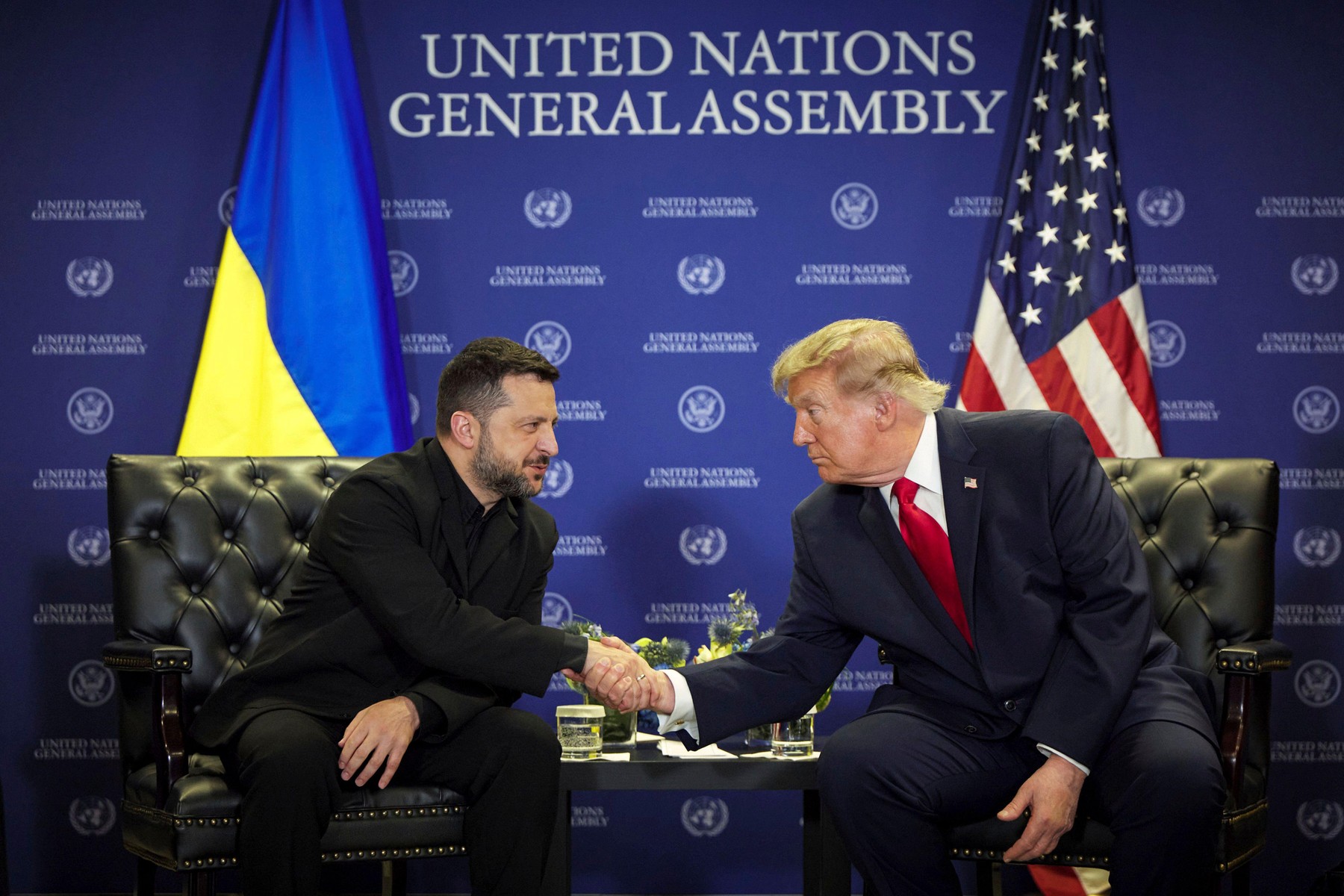 Volodimir Zelenski in Donald Trump