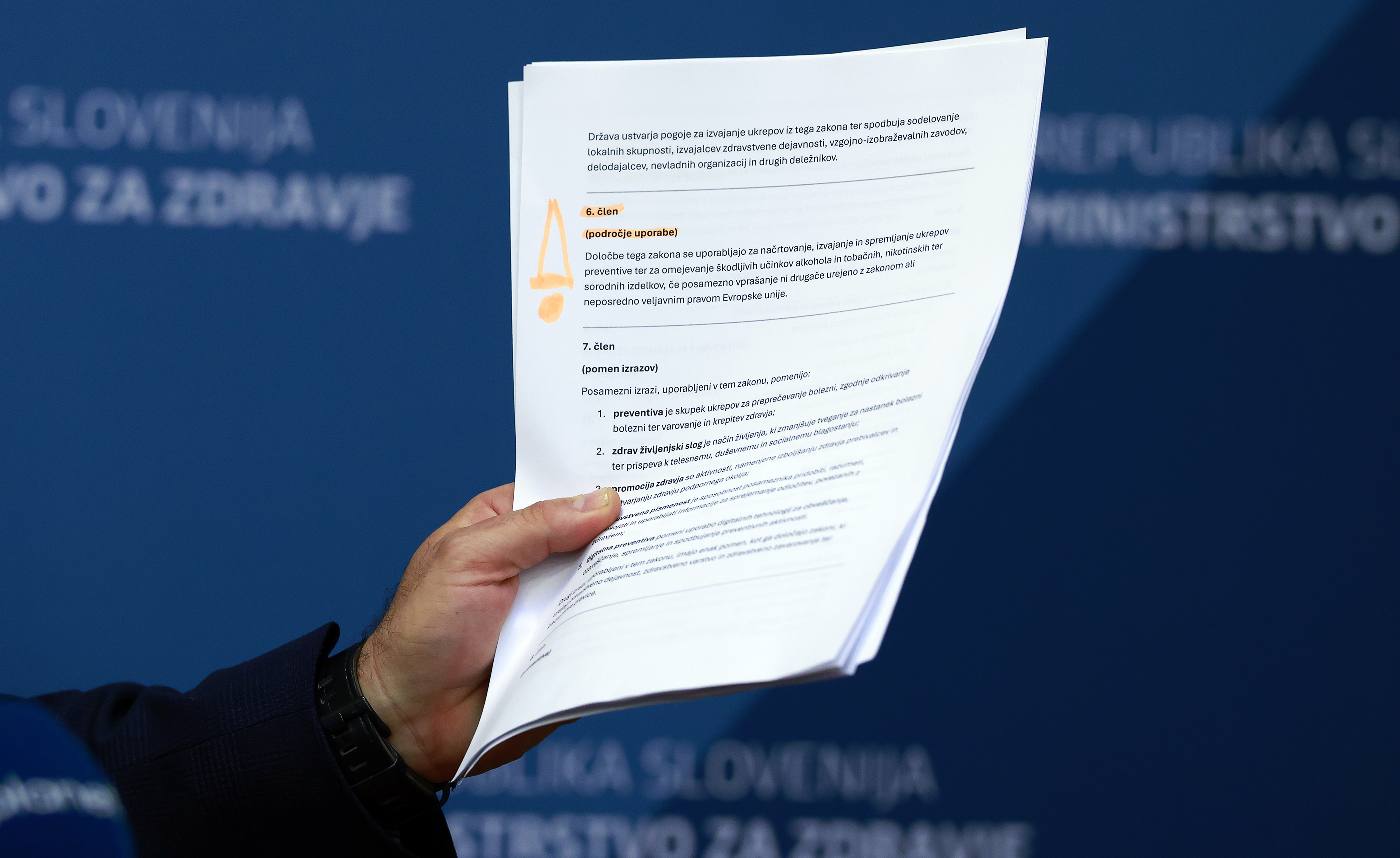 Osnutek predloga zakona o preventivi