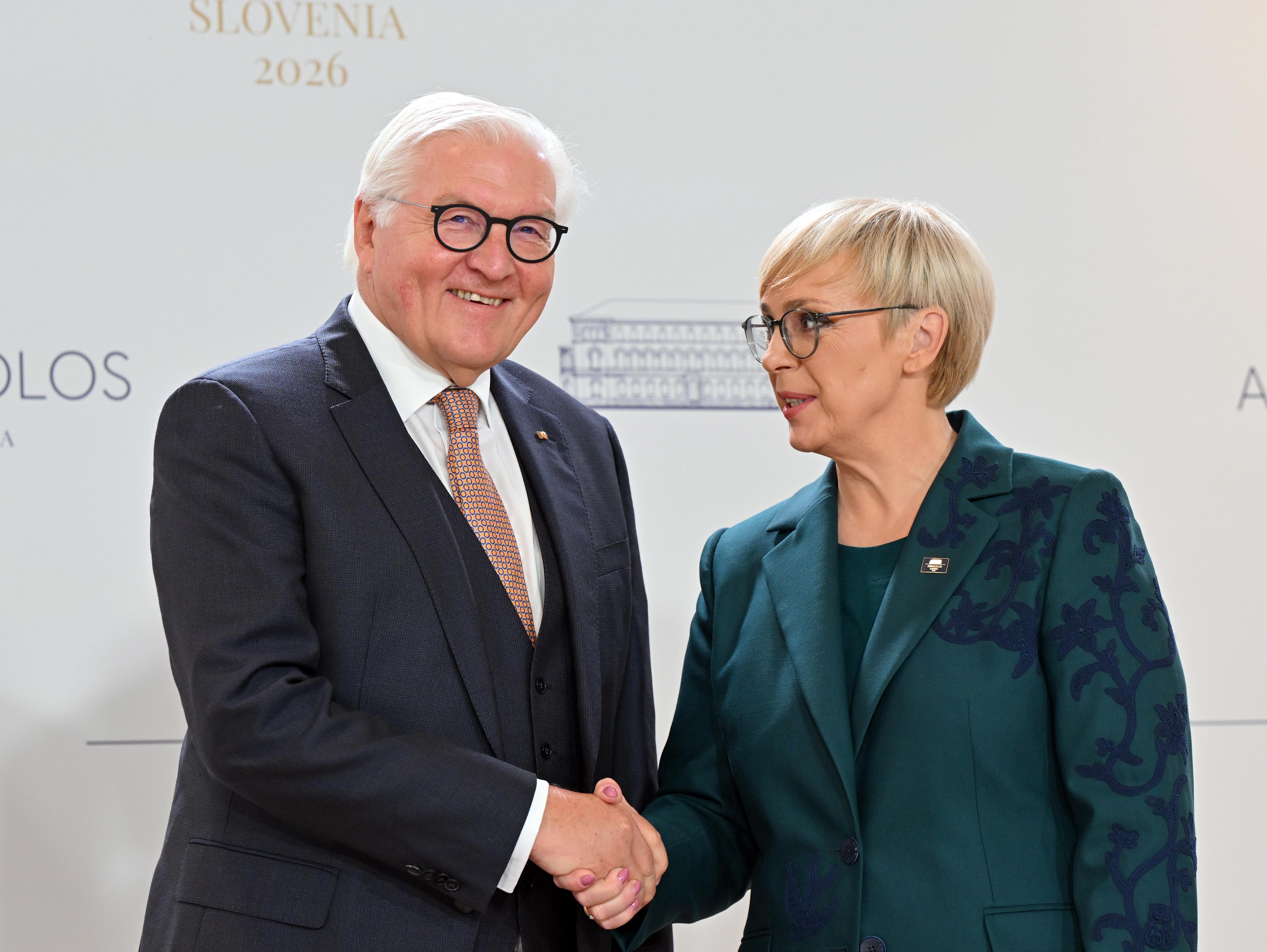 Frank-Walter Steinmeier in Nataša Pirc Musar