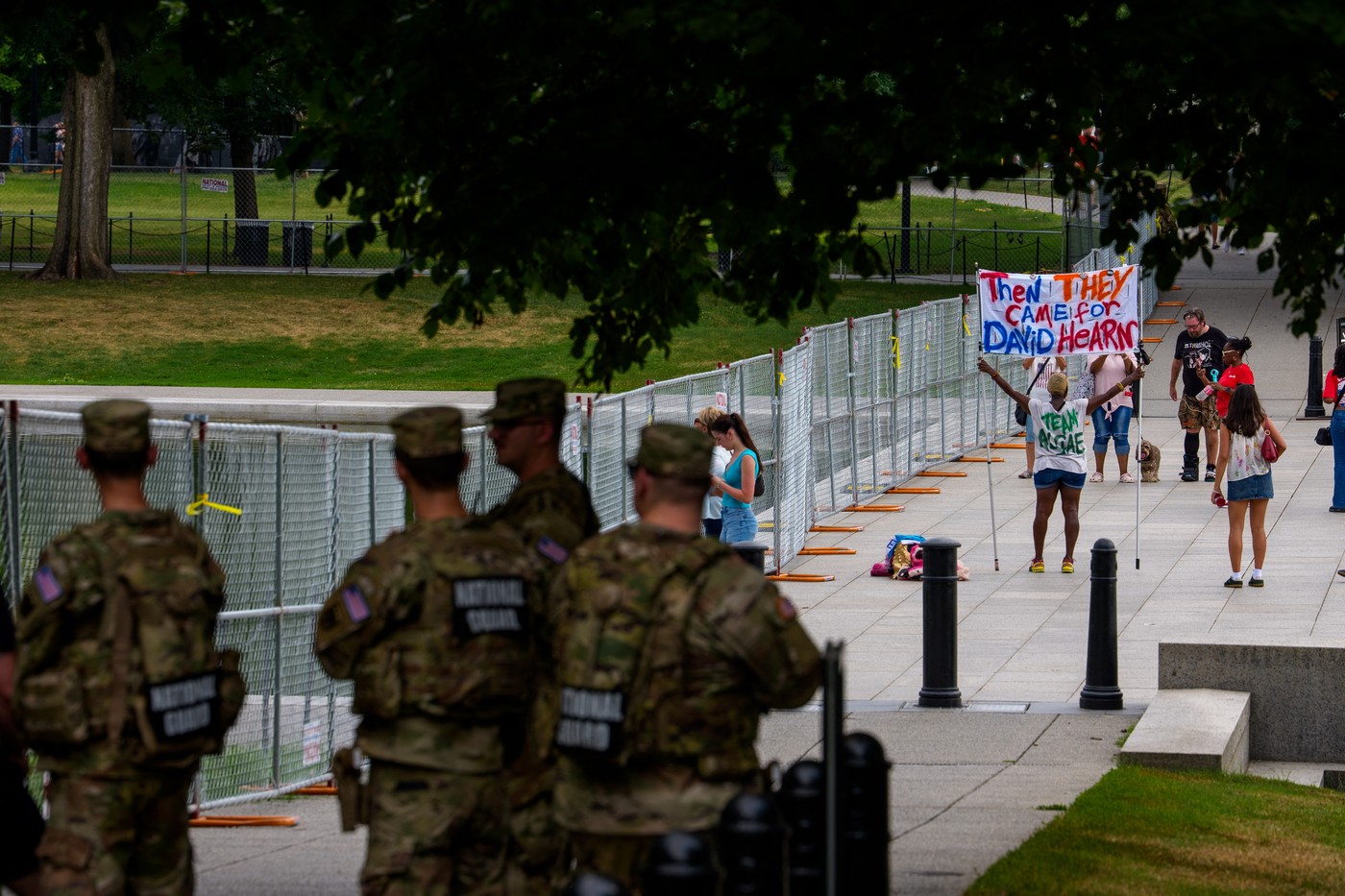 Odsevni bazen pri Lincolnovem spomeniku v Washingtonu