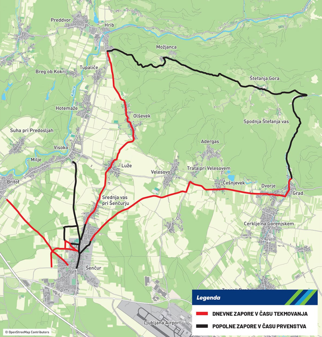 Popolne zapore cest, kolesarstvo