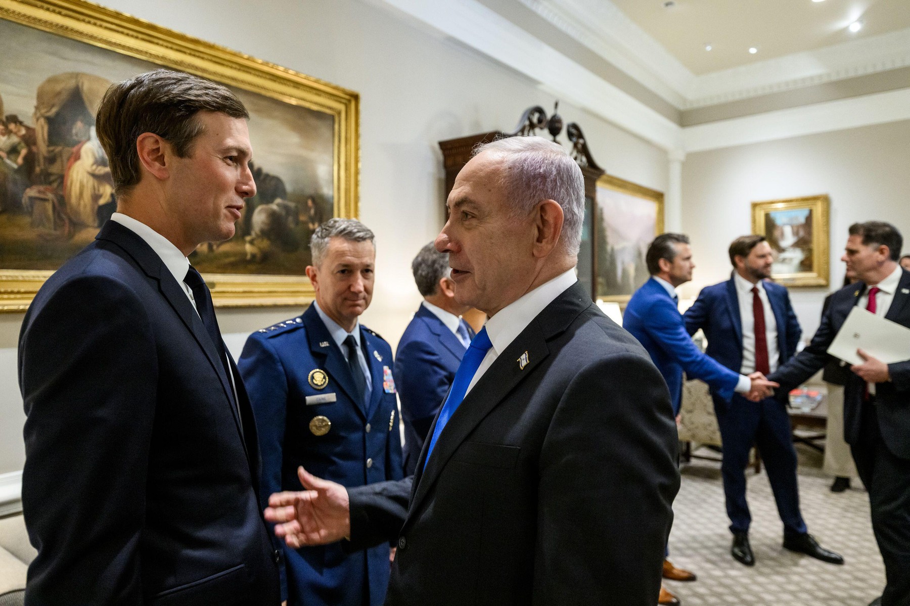 Benjamin Netanjahu in Jared Kushner