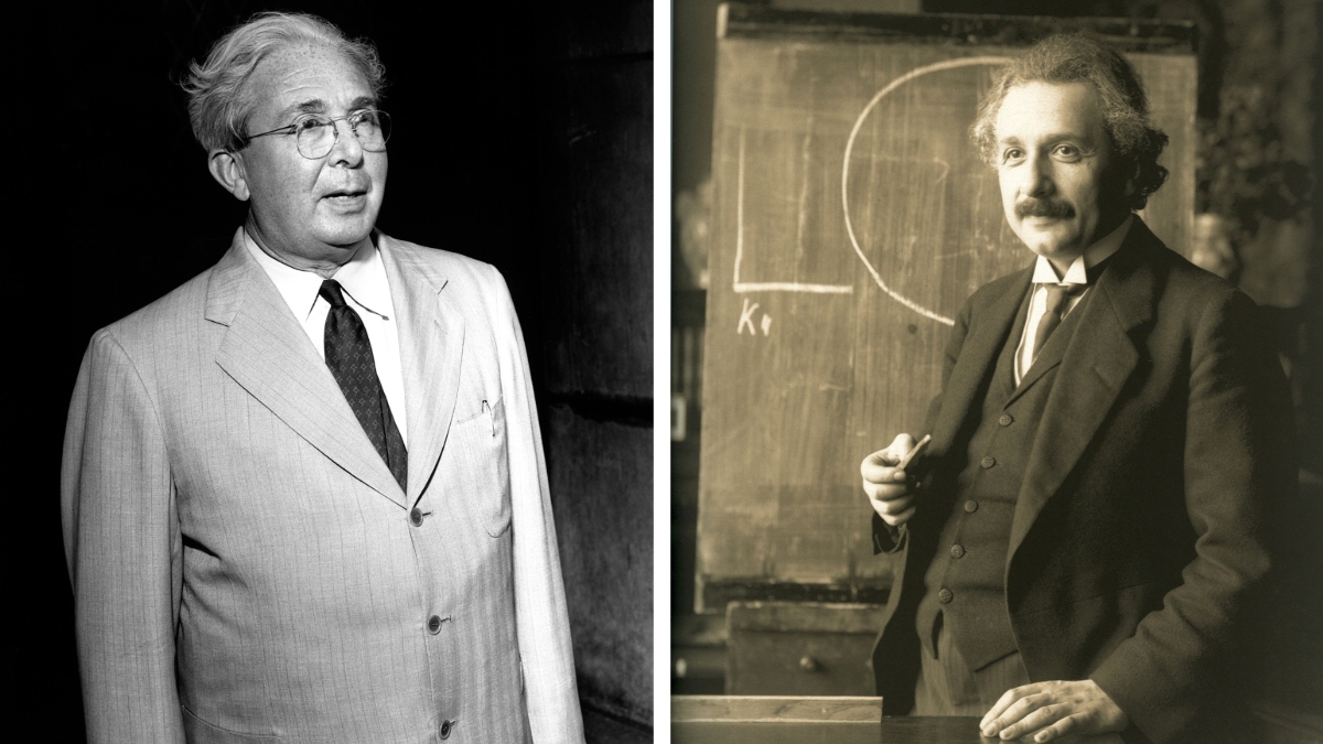 Leo Szilard, madžarski fizik in Albert Einstein