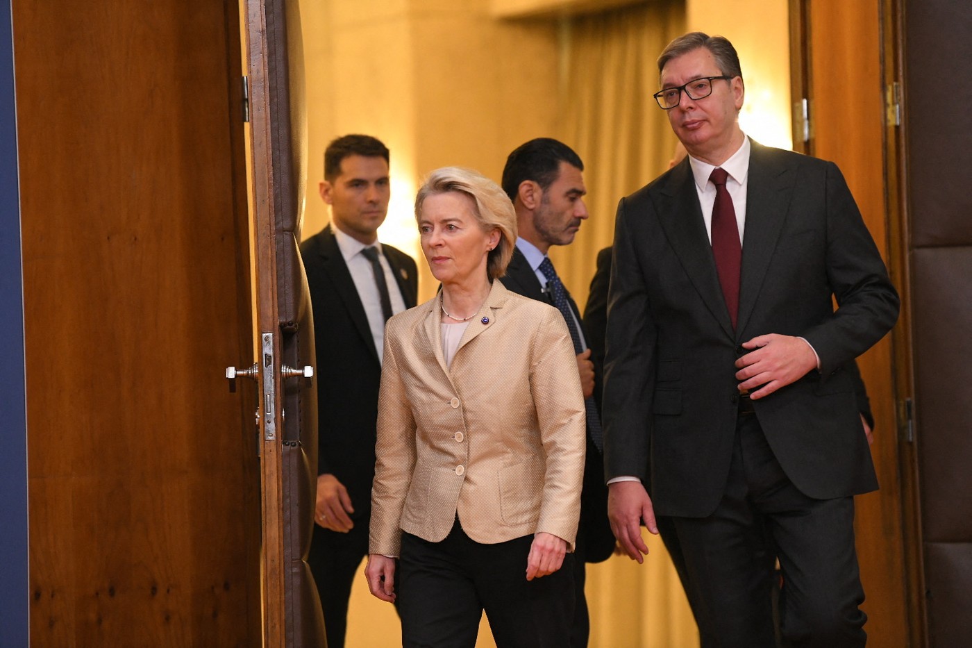 Ursula von der Leyen in Aleksandar Vučić