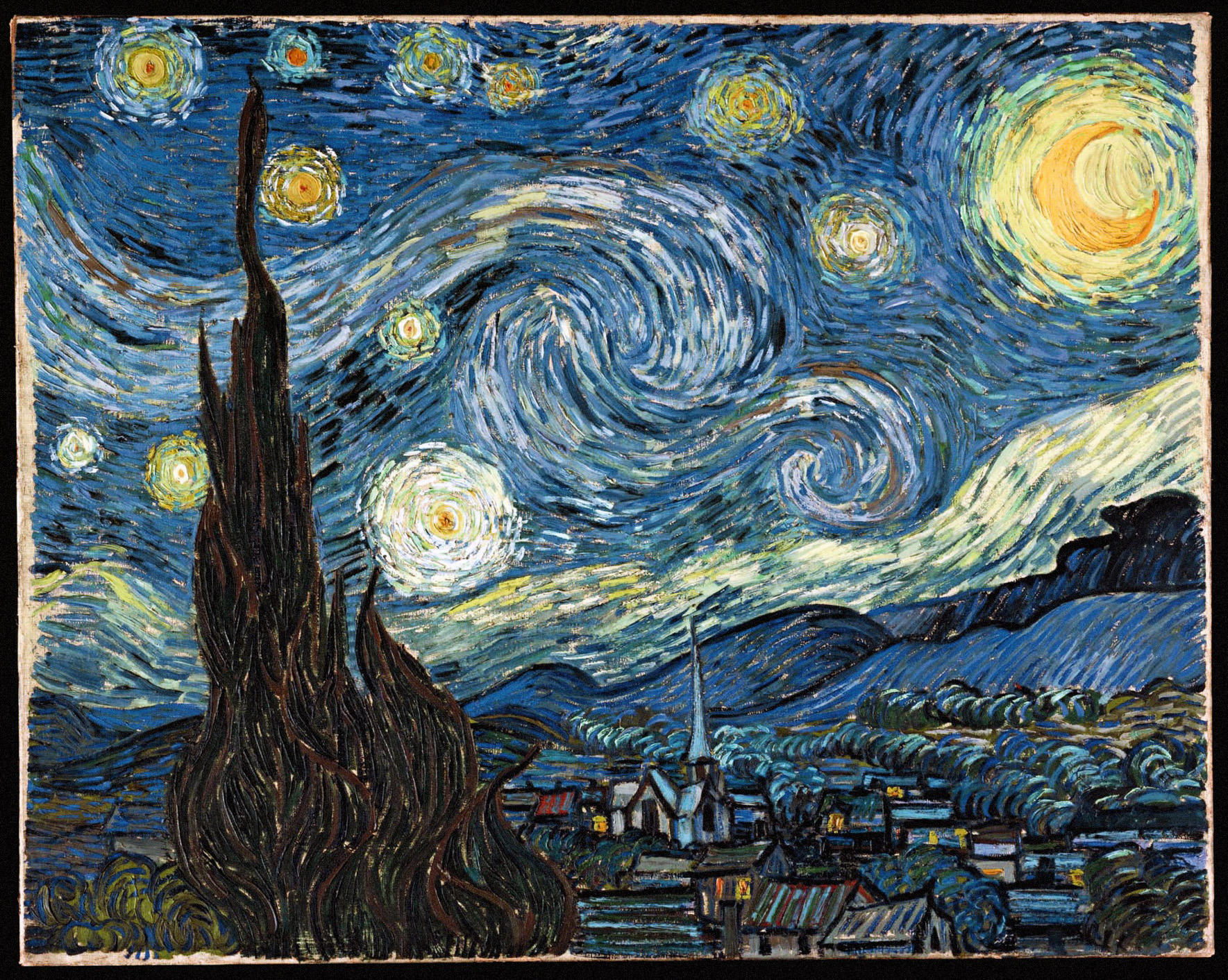 Zvezdna noč, Vincent Van Gogh