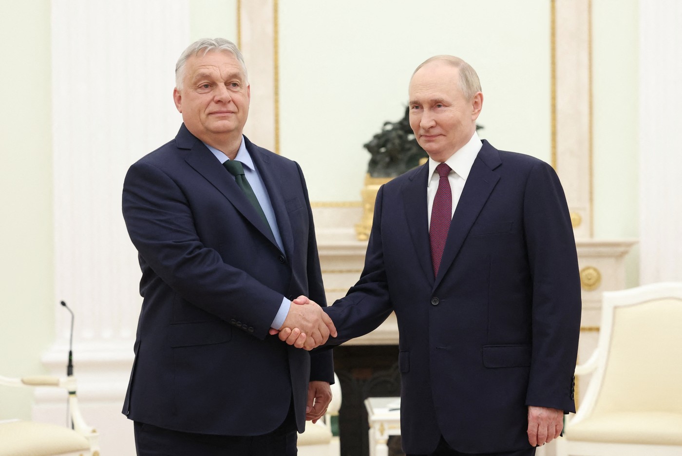 Viktor Orban in Vladimir Putin
