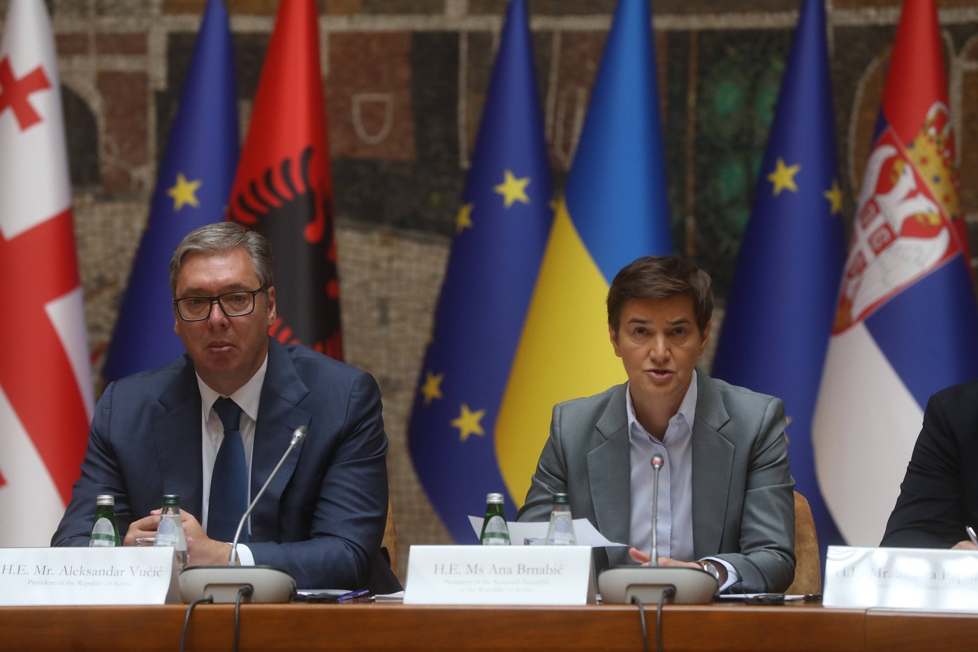 Vučić in Brnabić