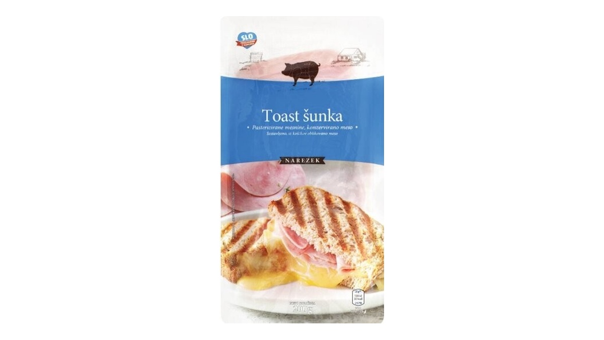 Toast šunka