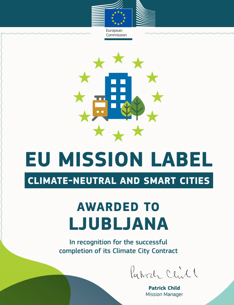LJUBLJANA CERTIFIKAT