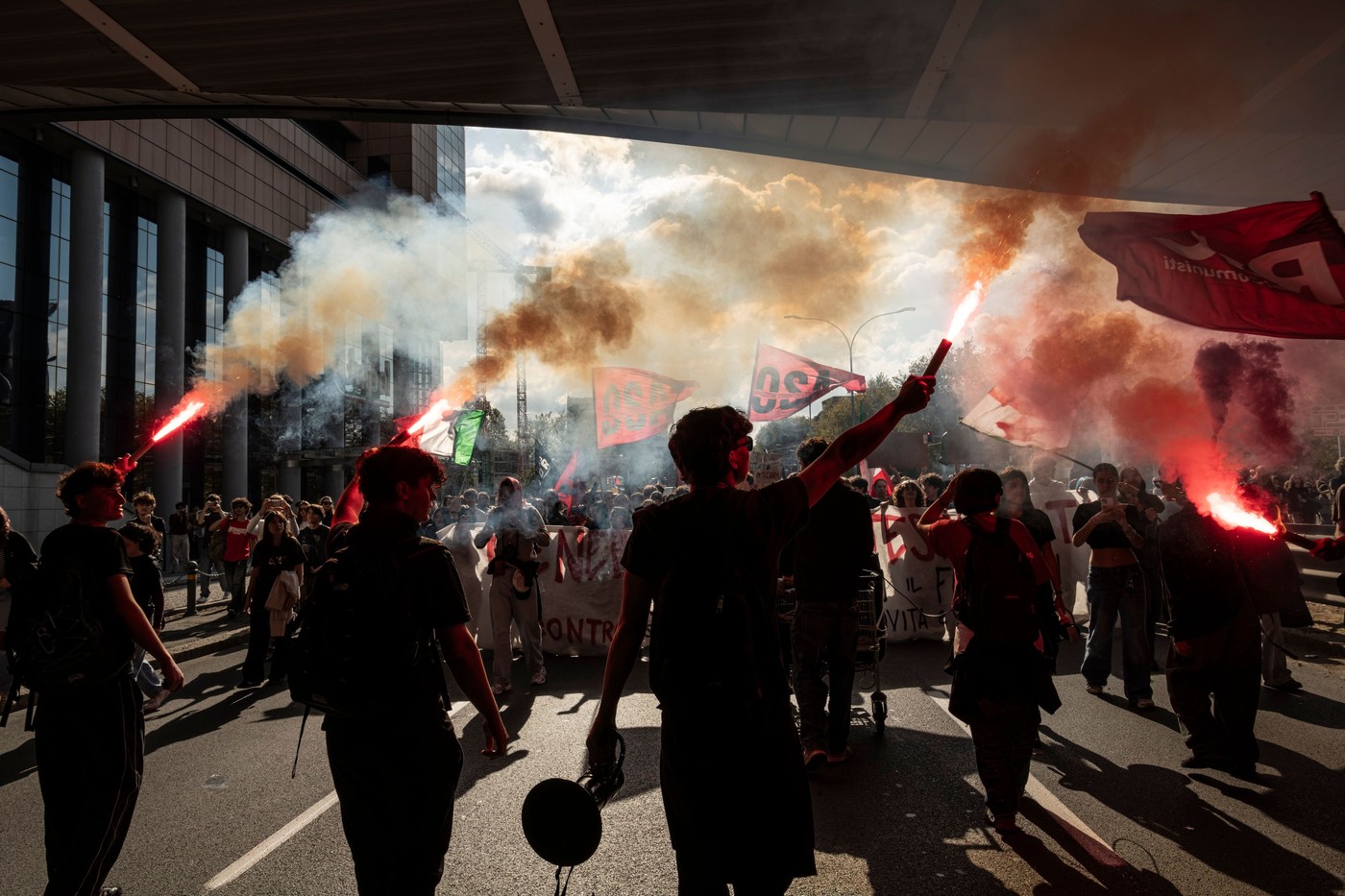 Protest v Bologni