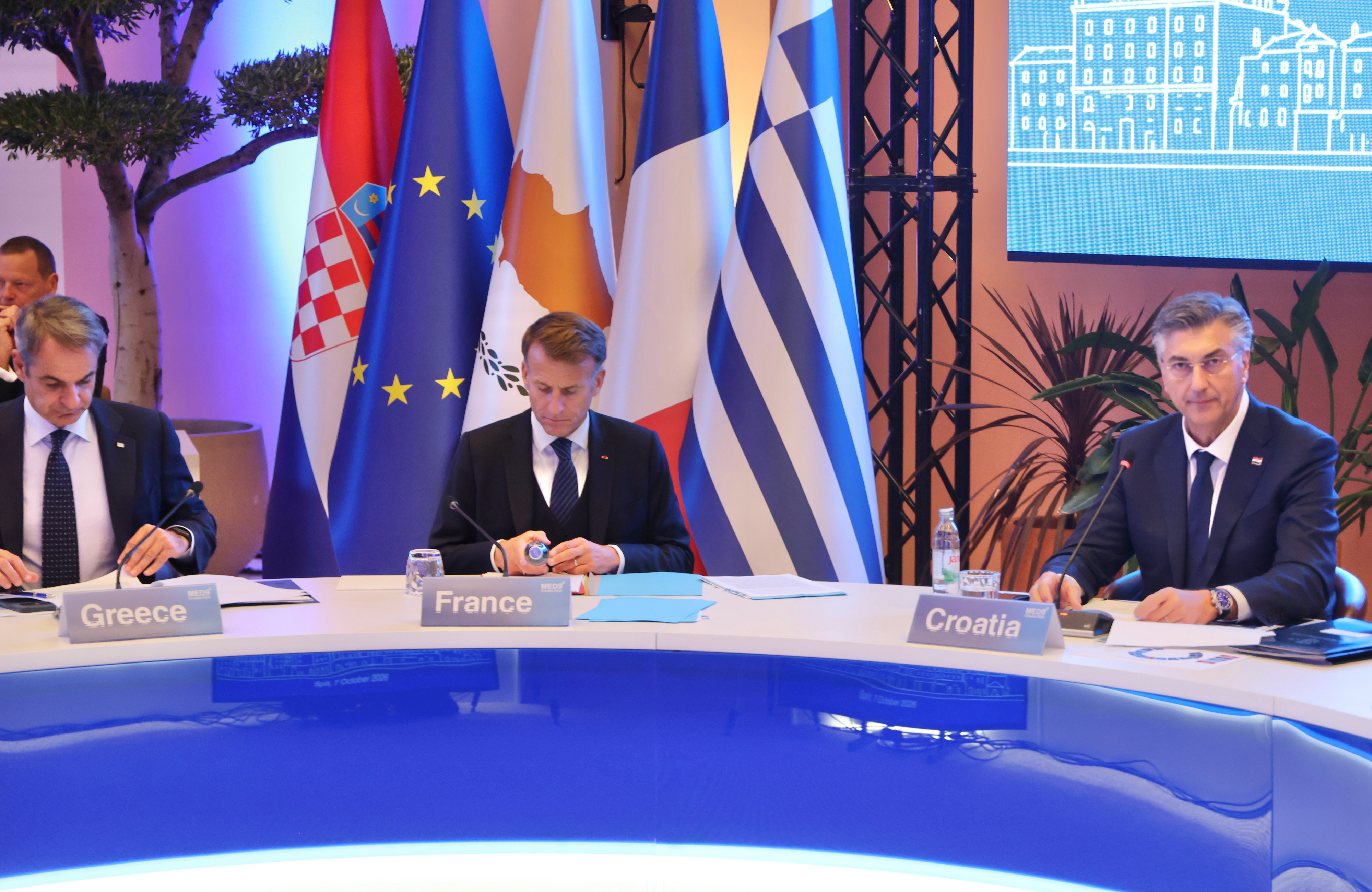 Vrh držav MED9 v Splitu