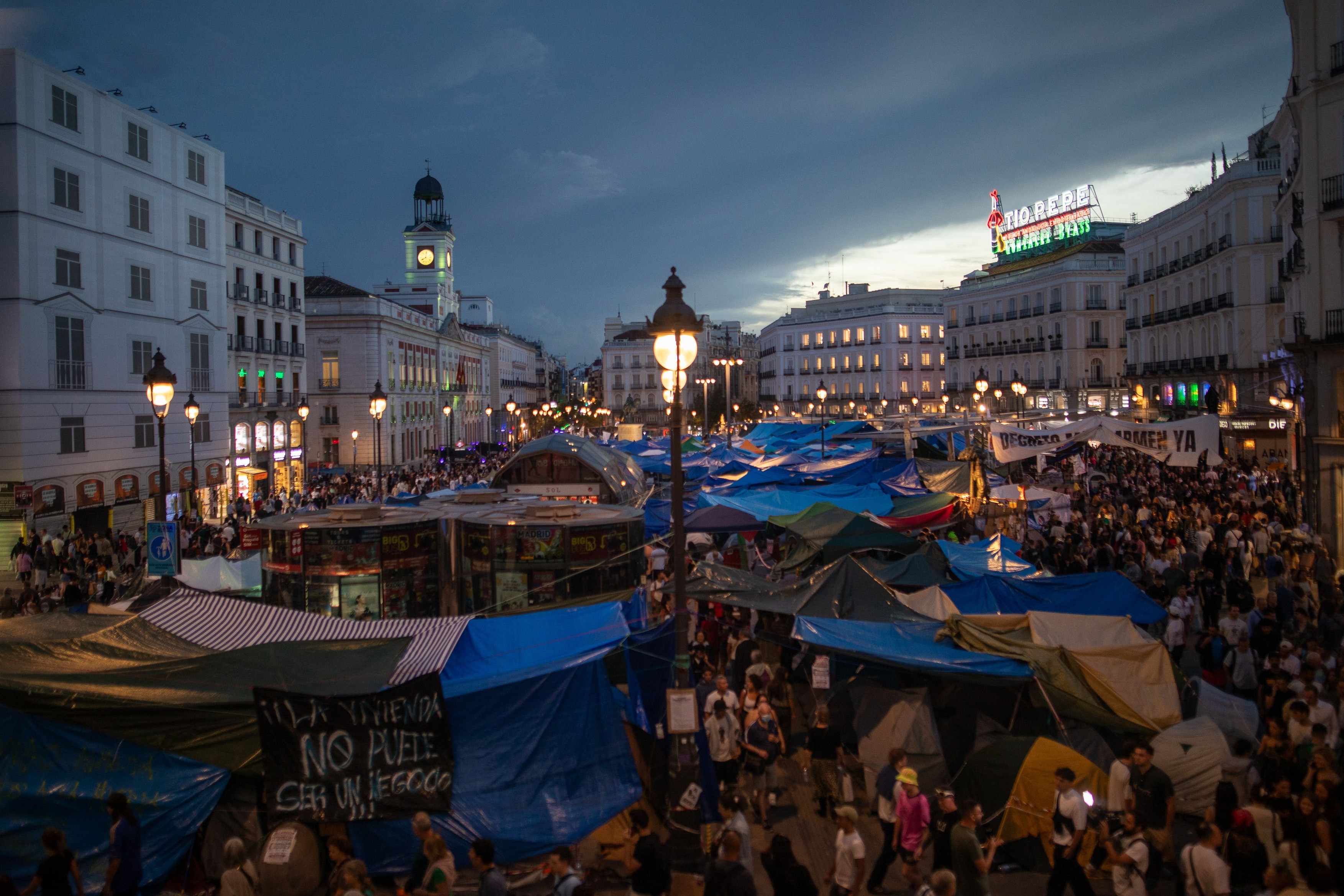 Protest minuli konec tedna v Madridu