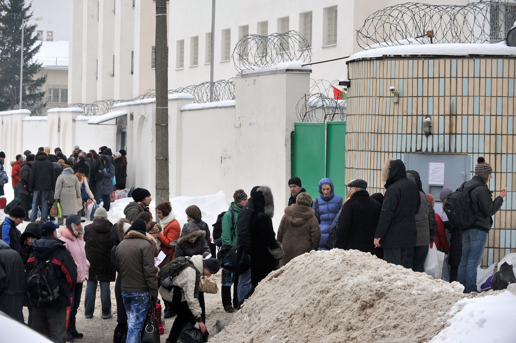 Beloruski zapori pozimi