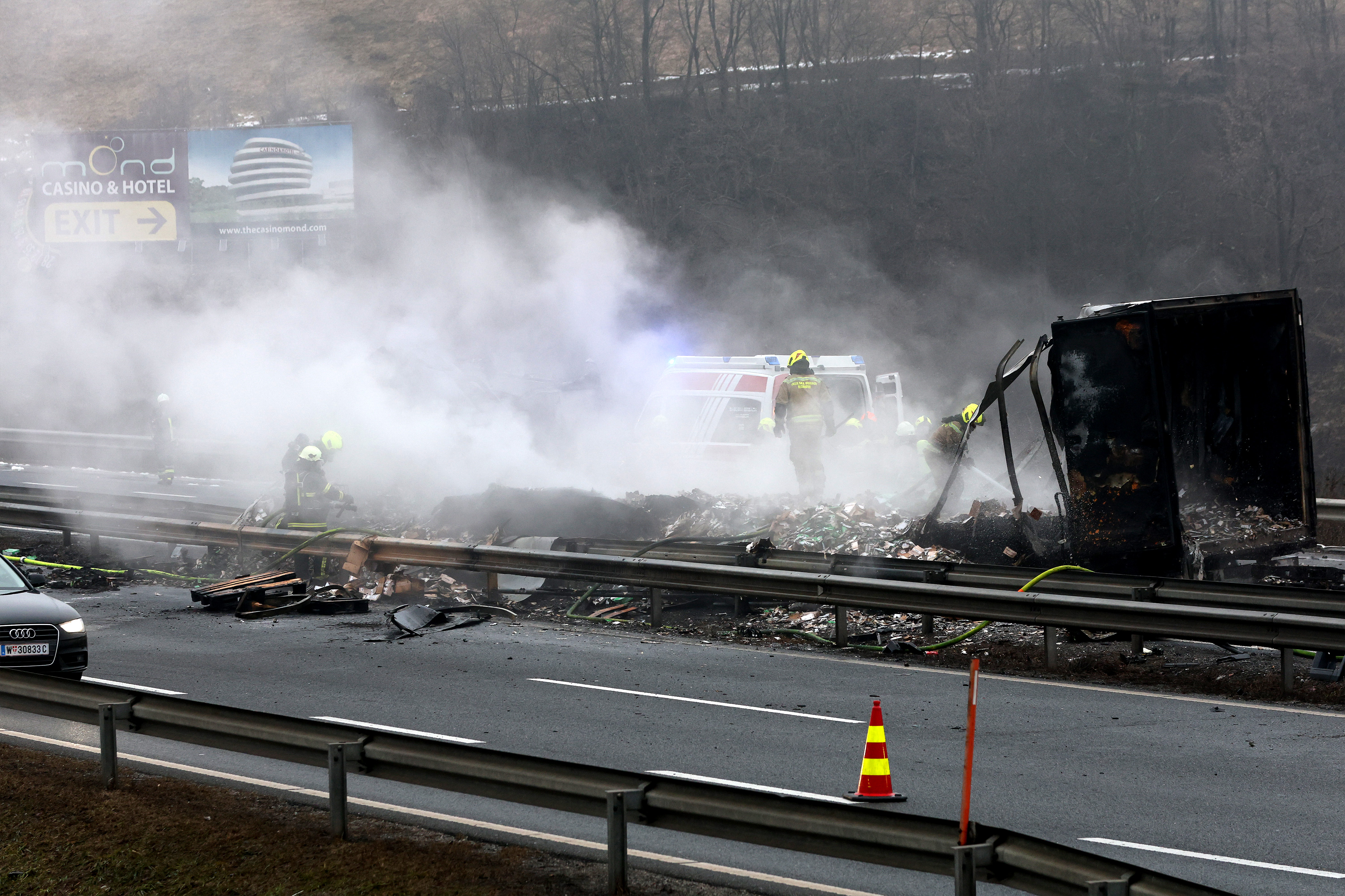Prometna nesreča na štajerski avtocesti
